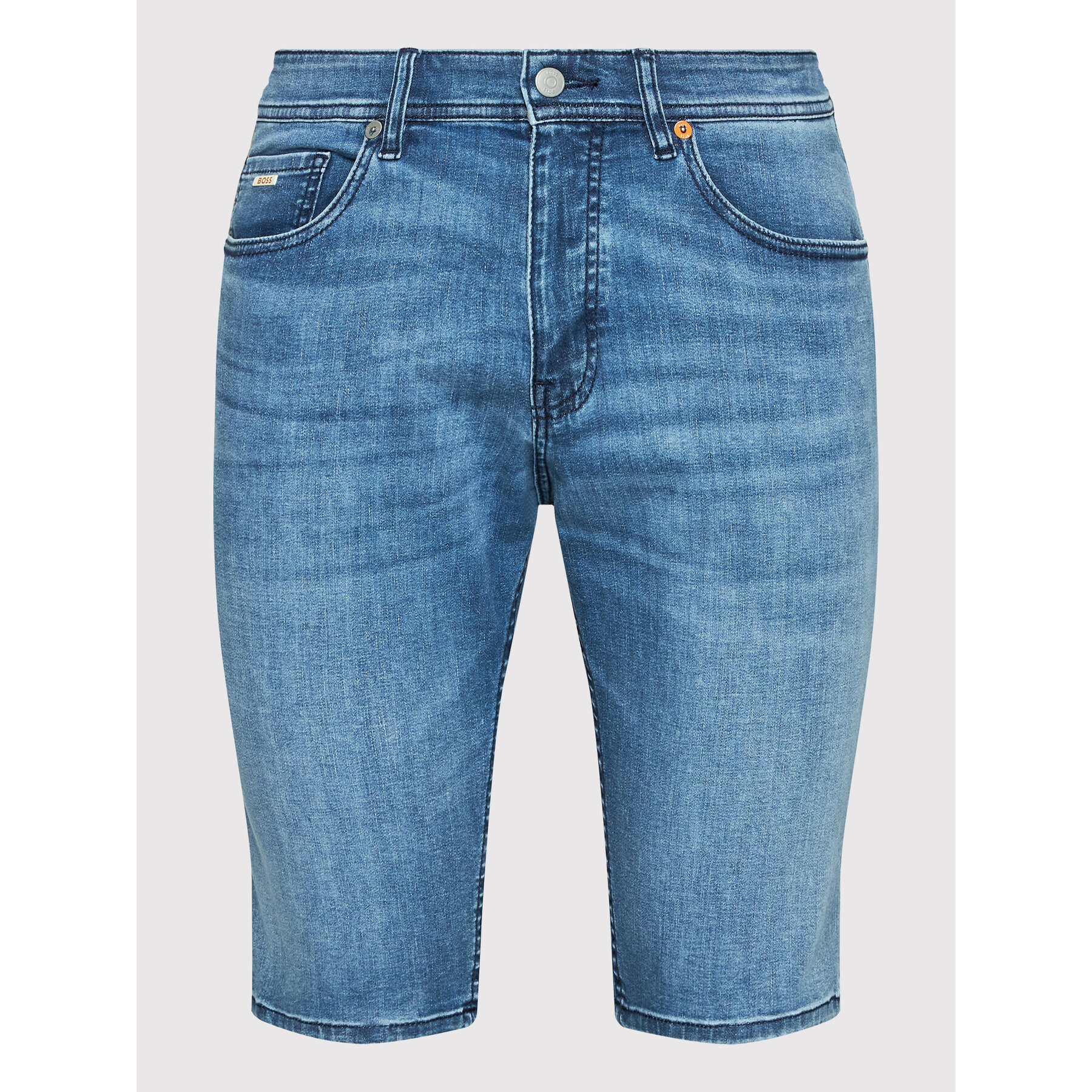 Boss Jeans kratke hlače Taber 50473423 Modra Tapered Fit - Pepit.si