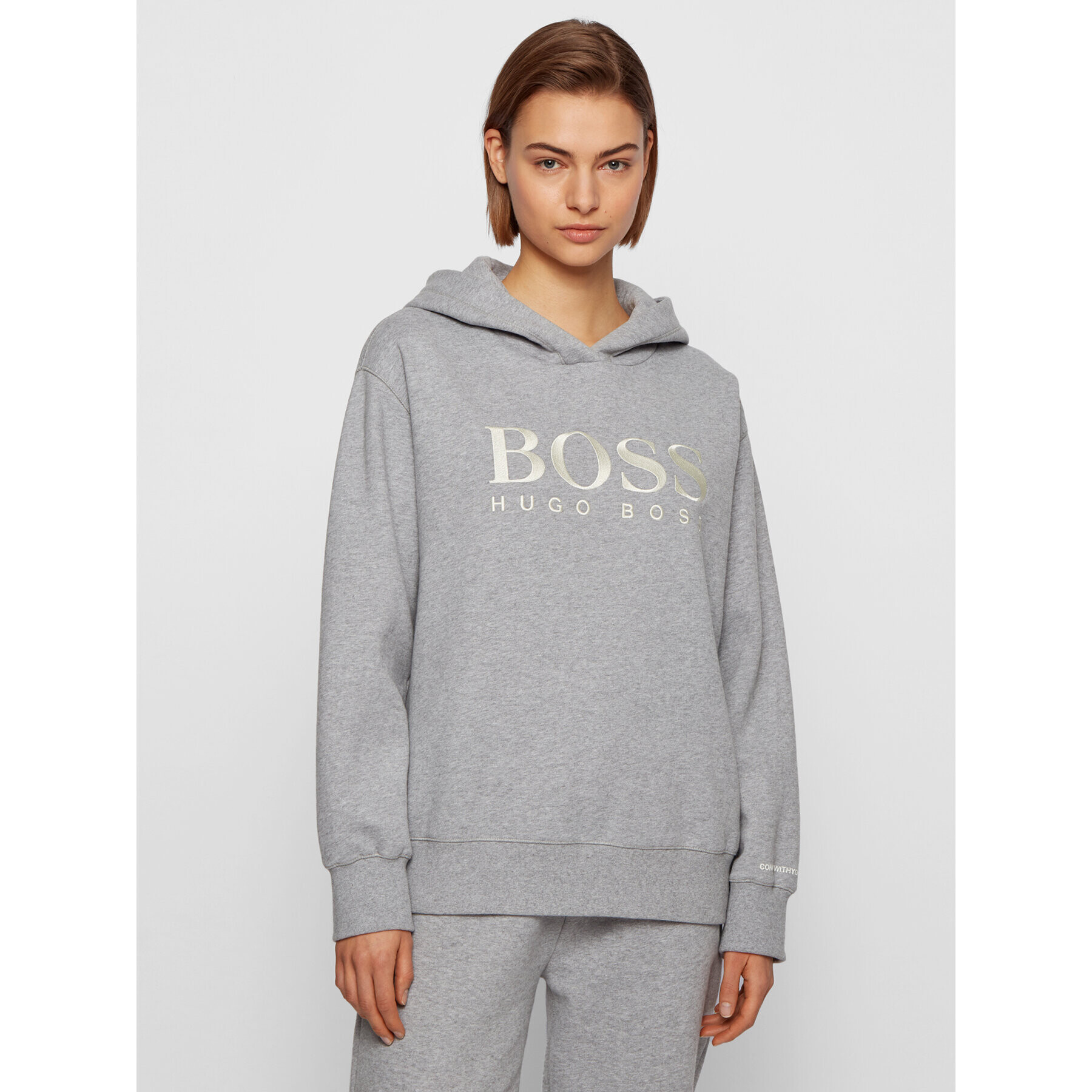 Boss Jopa C_Edelight_Active 50457385 Siva Relaxed Fit - Pepit.si