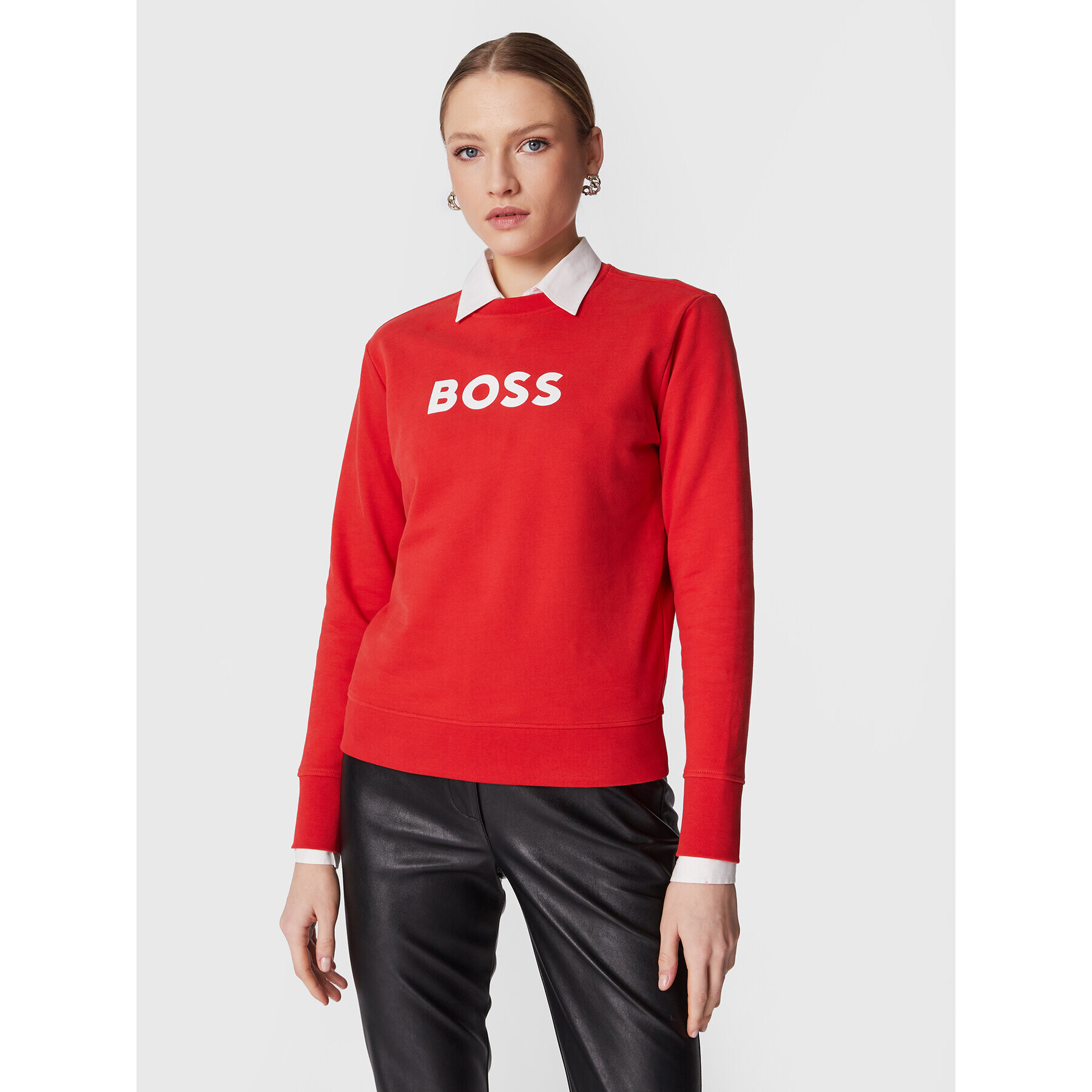 Boss Jopa C_Ela_6 50468357 Rdeča Regular Fit - Pepit.si