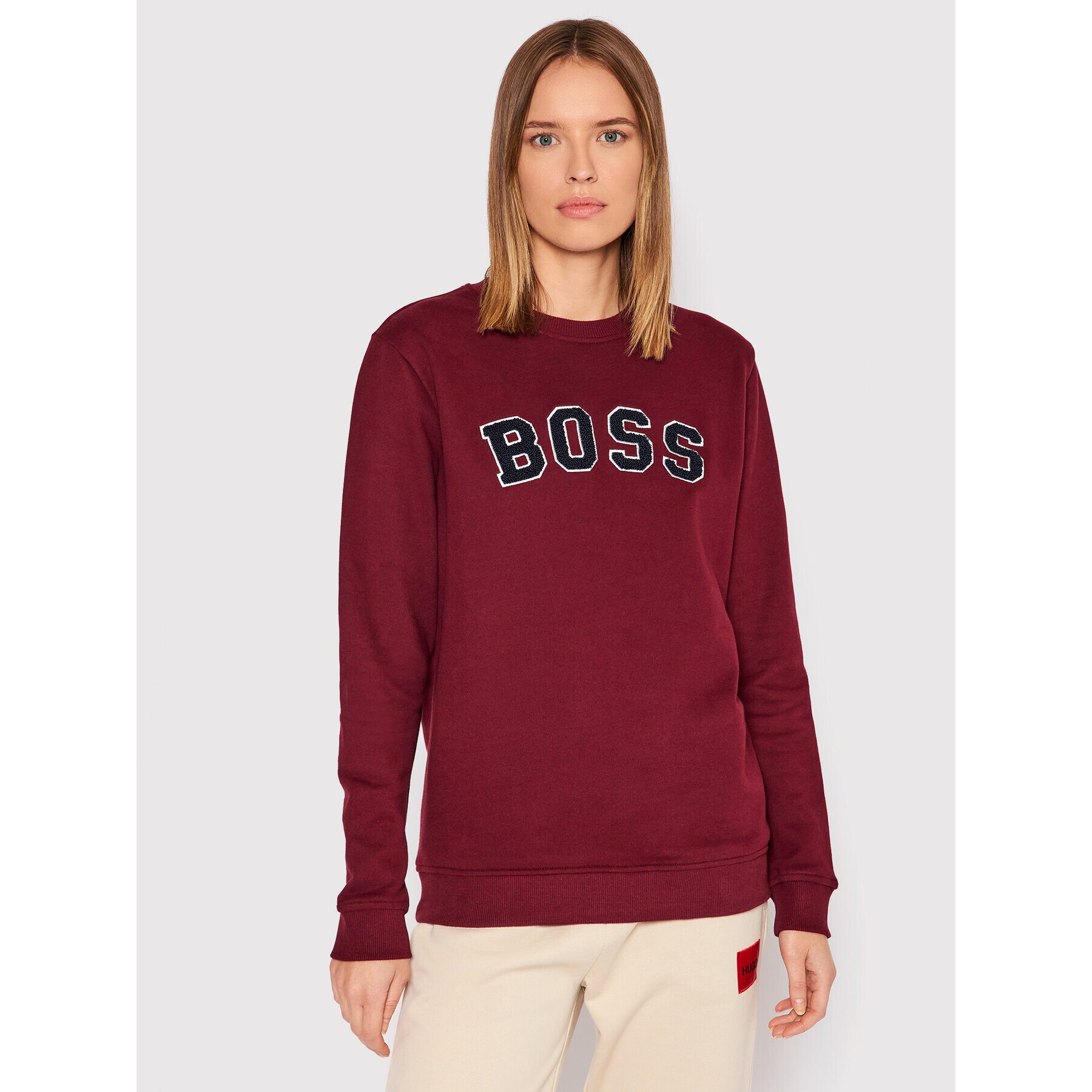 Boss Jopa C_Esety 50457681 Bordo rdeča Regular Fit - Pepit.si