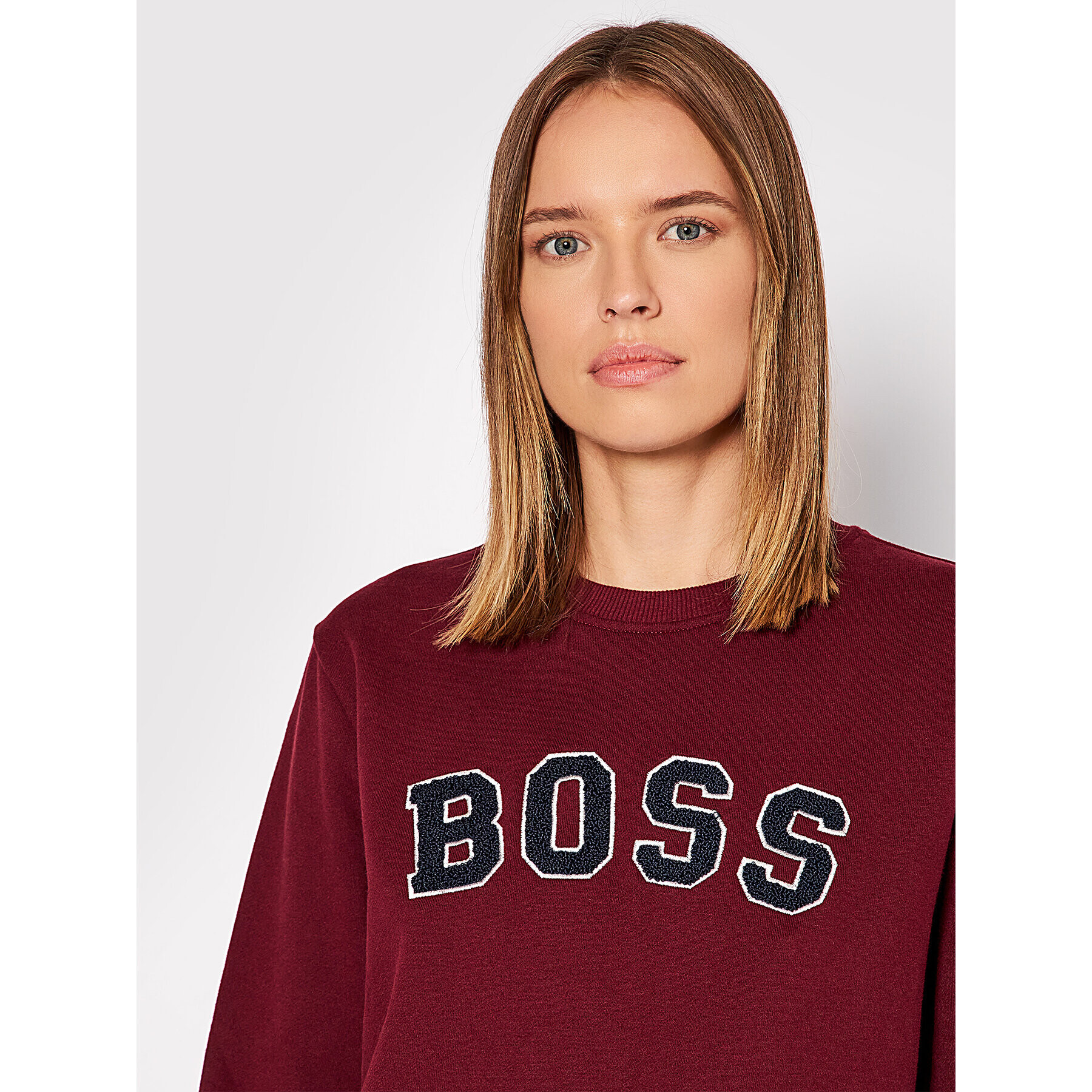 Boss Jopa C_Esety 50457681 Bordo rdeča Regular Fit - Pepit.si