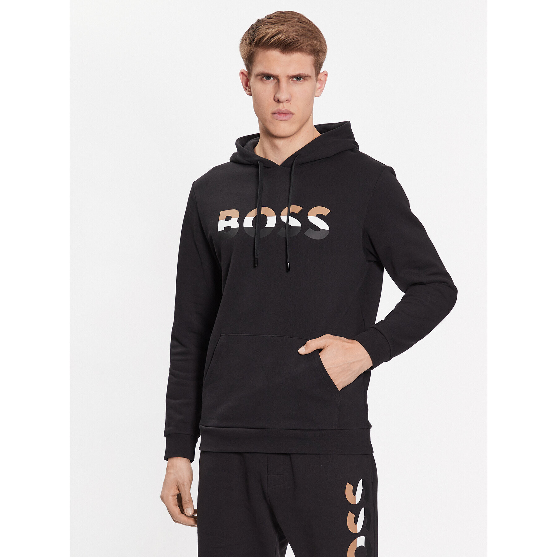 Boss Jopa Iconic 50492344 Črna Regular Fit - Pepit.si