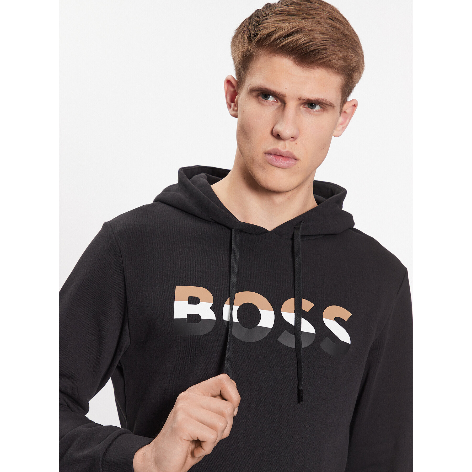 Boss Jopa Iconic 50492344 Črna Regular Fit - Pepit.si