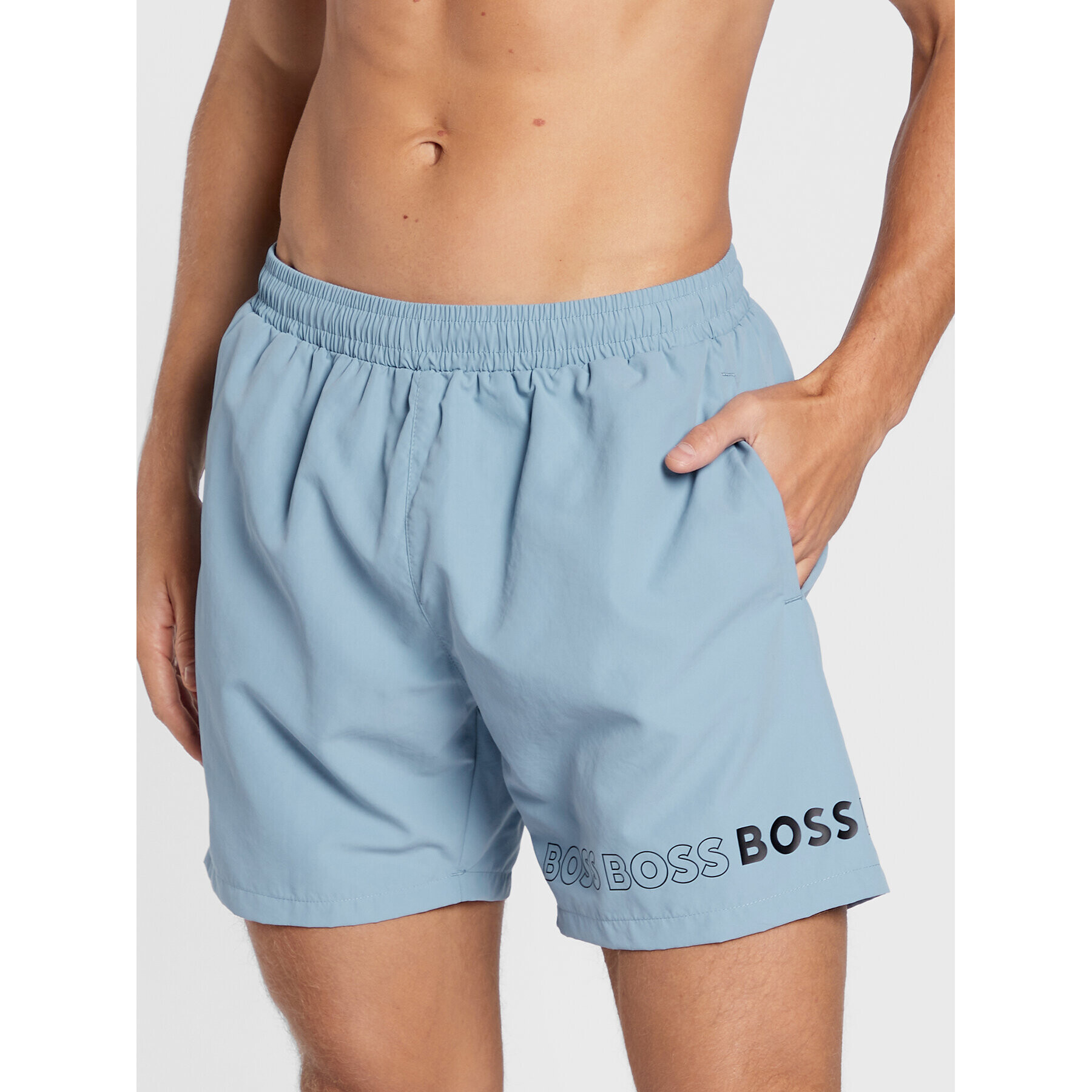 Boss Kopalne hlače Dolphin 50469300 Modra Regular Fit - Pepit.si