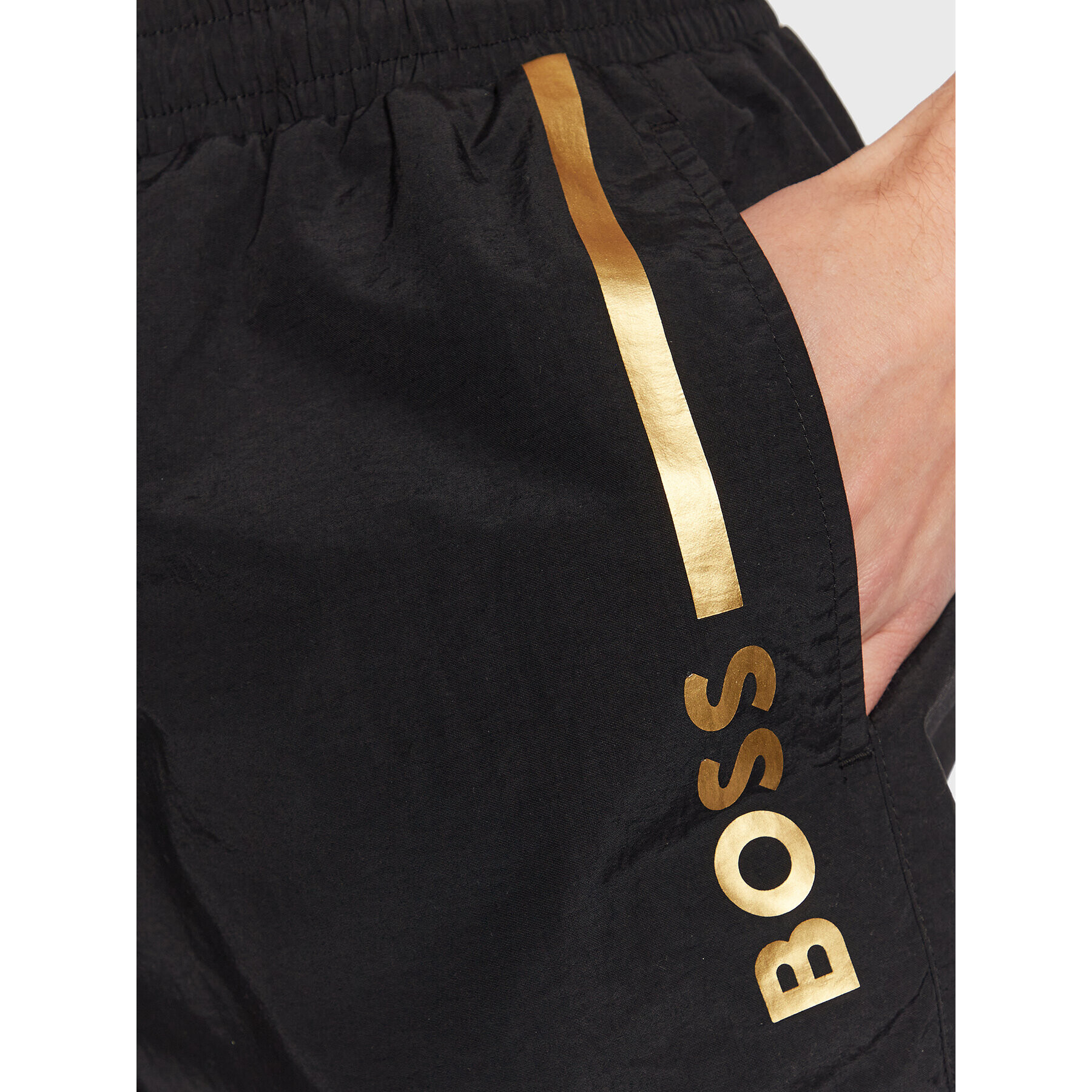 Boss Kopalne hlače Ole 50484440 Črna Regular Fit - Pepit.si