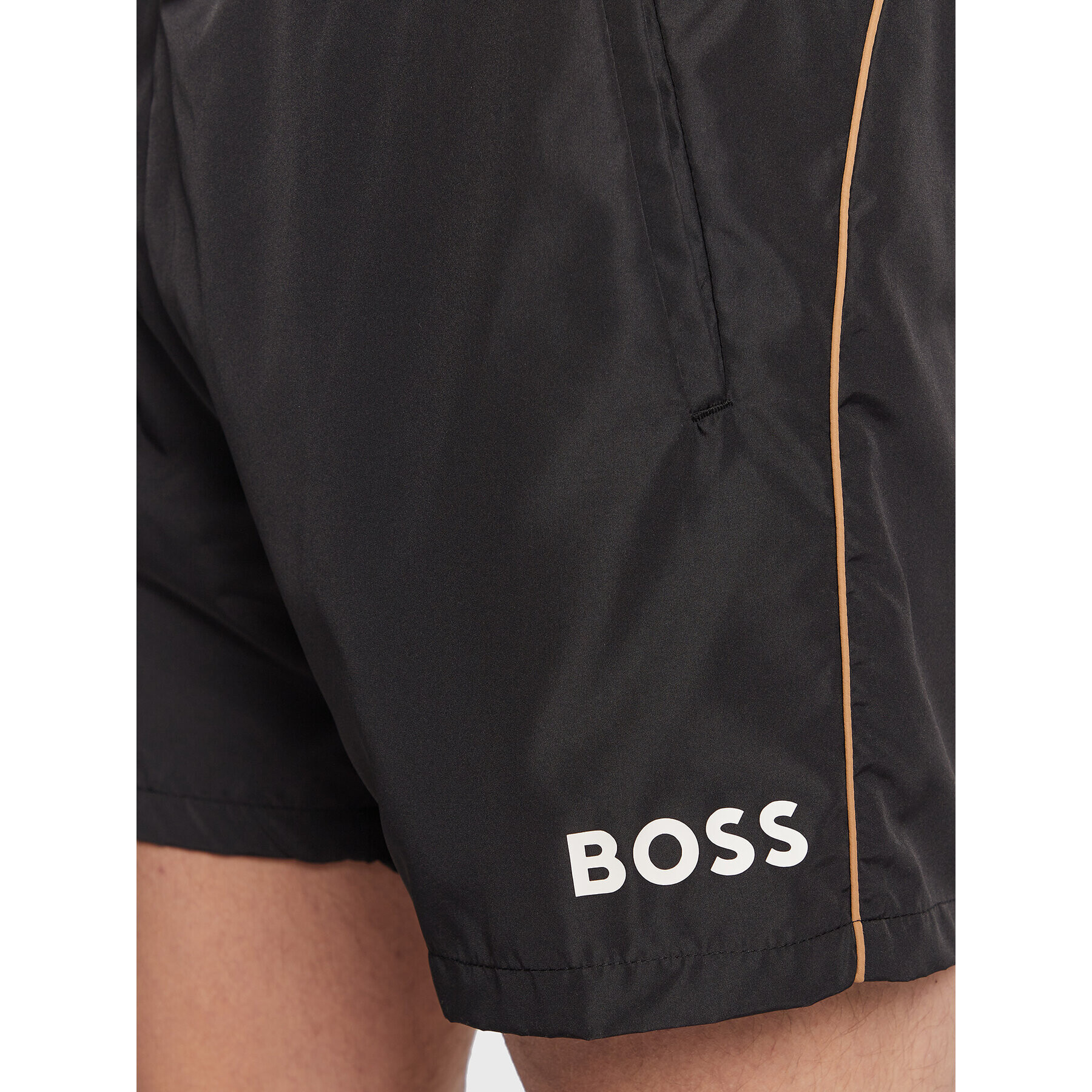 Boss Kopalne hlače Starfish 50469302 Črna Regular Fit - Pepit.si