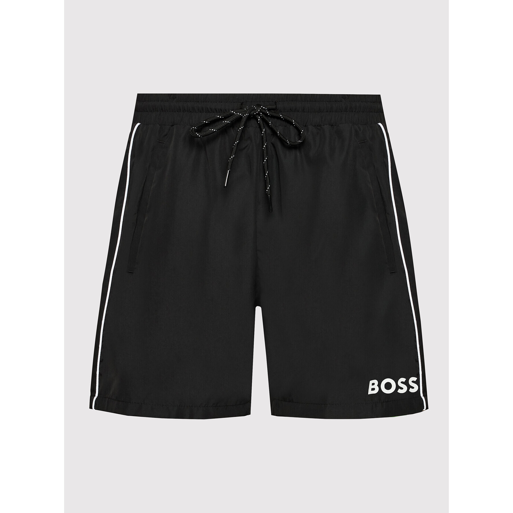 Boss Kopalne hlače Starfish 50469607 Črna Regular Fit - Pepit.si