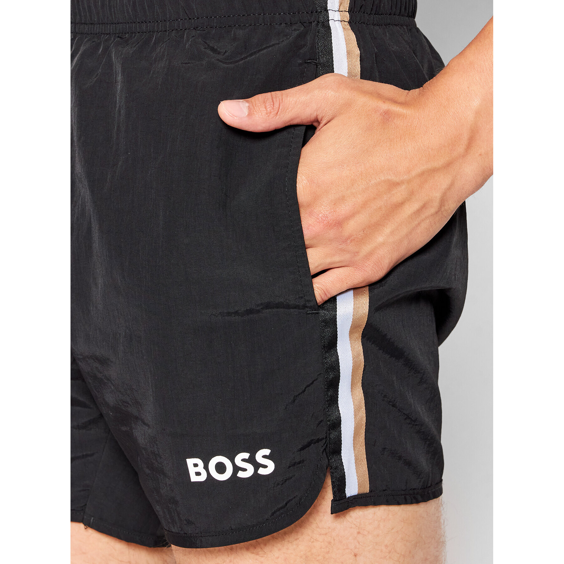 Boss Kopalne hlače Vaiana 50469331 Črna Regular Fit - Pepit.si