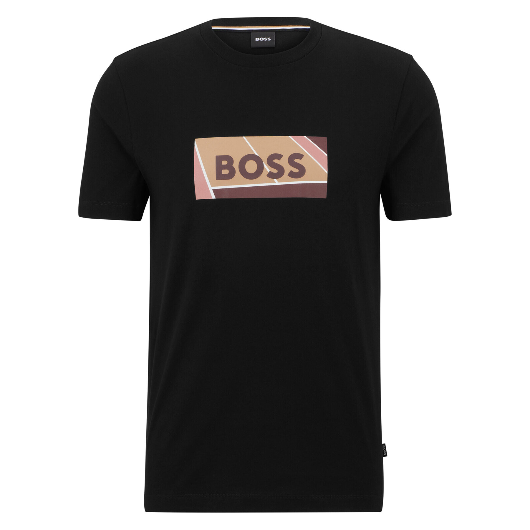 Boss Majica 50486210 Črna Slim Fit - Pepit.si