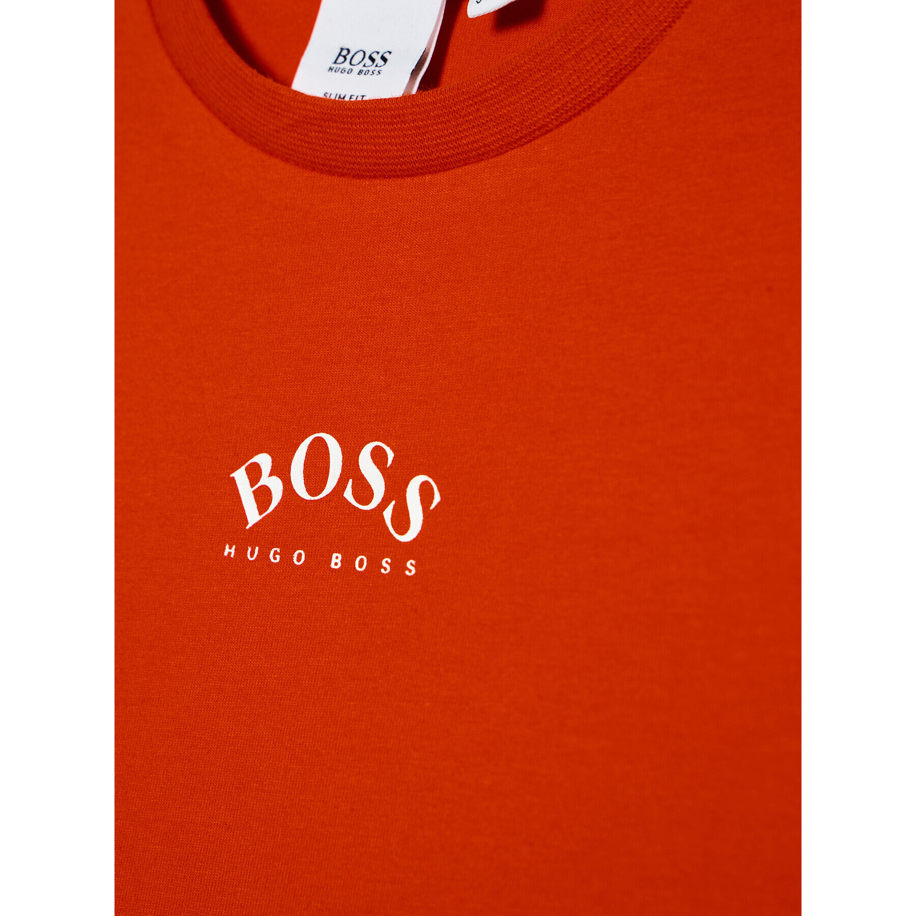 Boss Majica J25G99 M Rdeča Slim Fit - Pepit.si