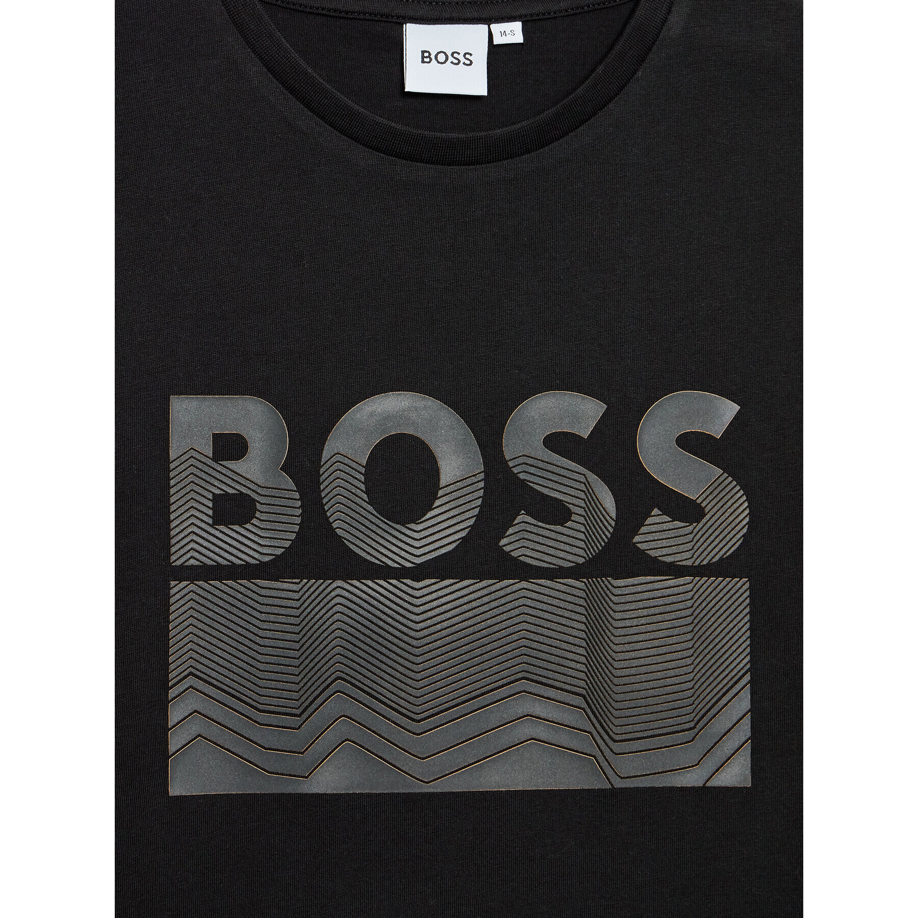 Boss Majica J25M02 M Črna Regular Fit - Pepit.si