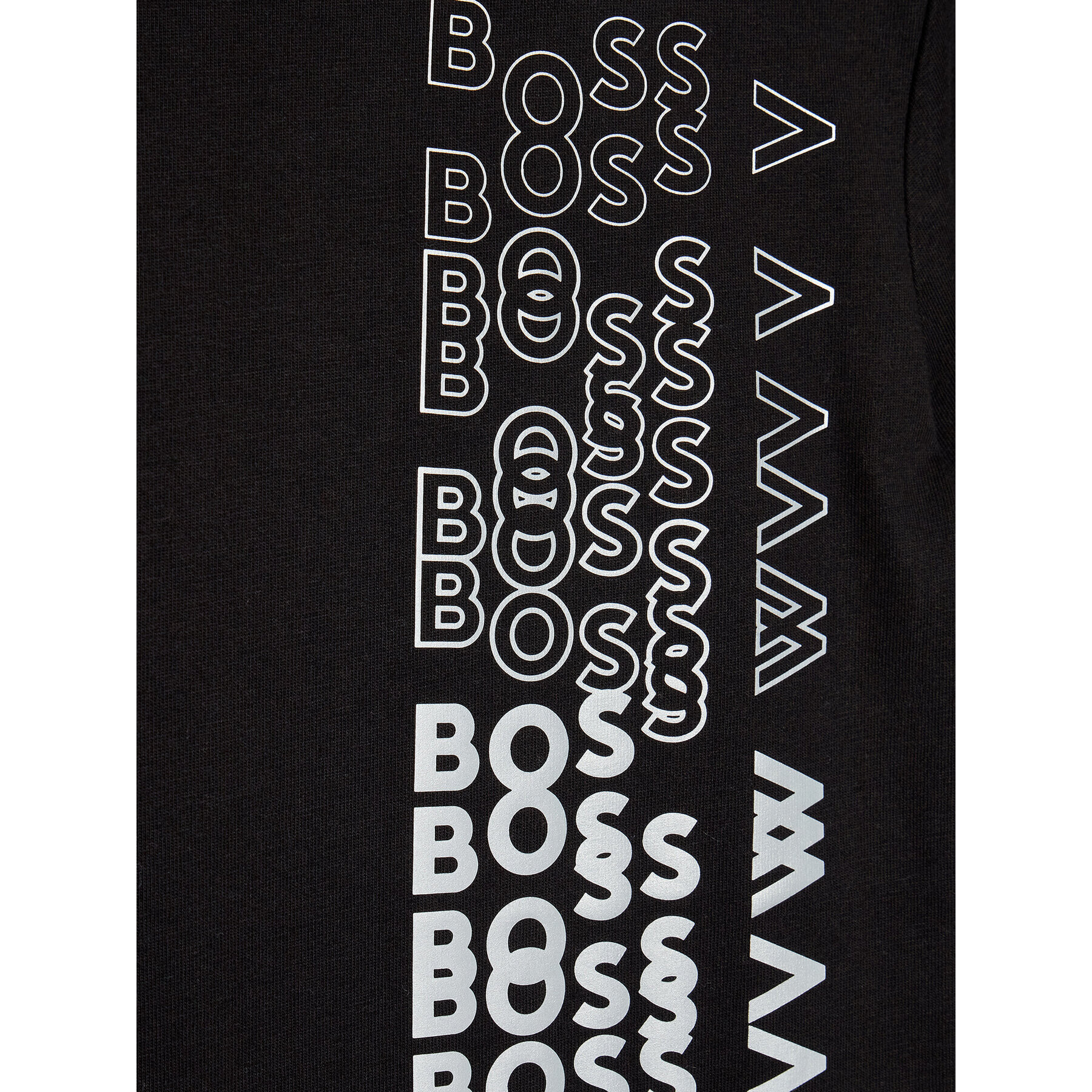 Boss Majica J25M23 M Črna Regular Fit - Pepit.si