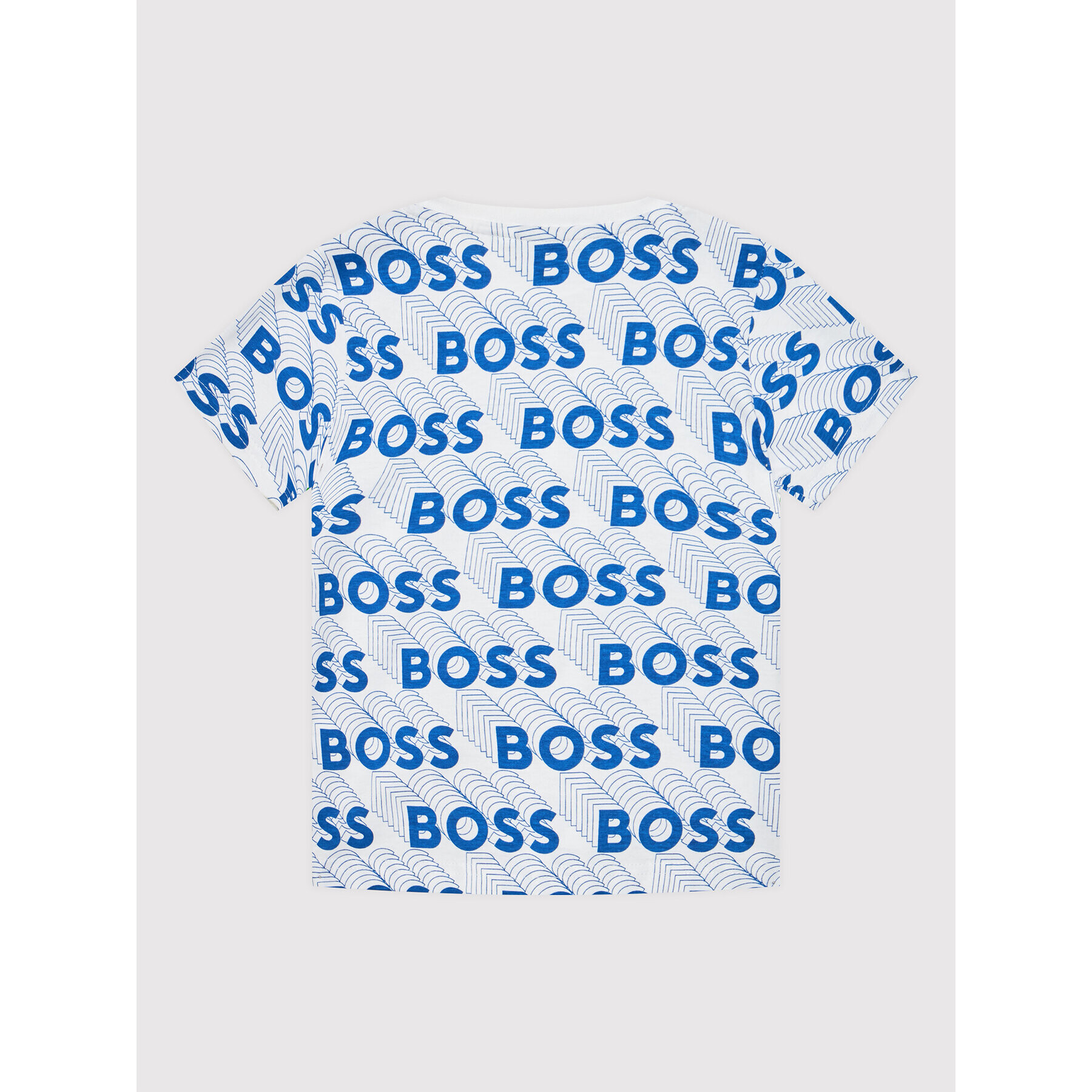 Boss Majica J25N55 D Bela Slim Fit - Pepit.si