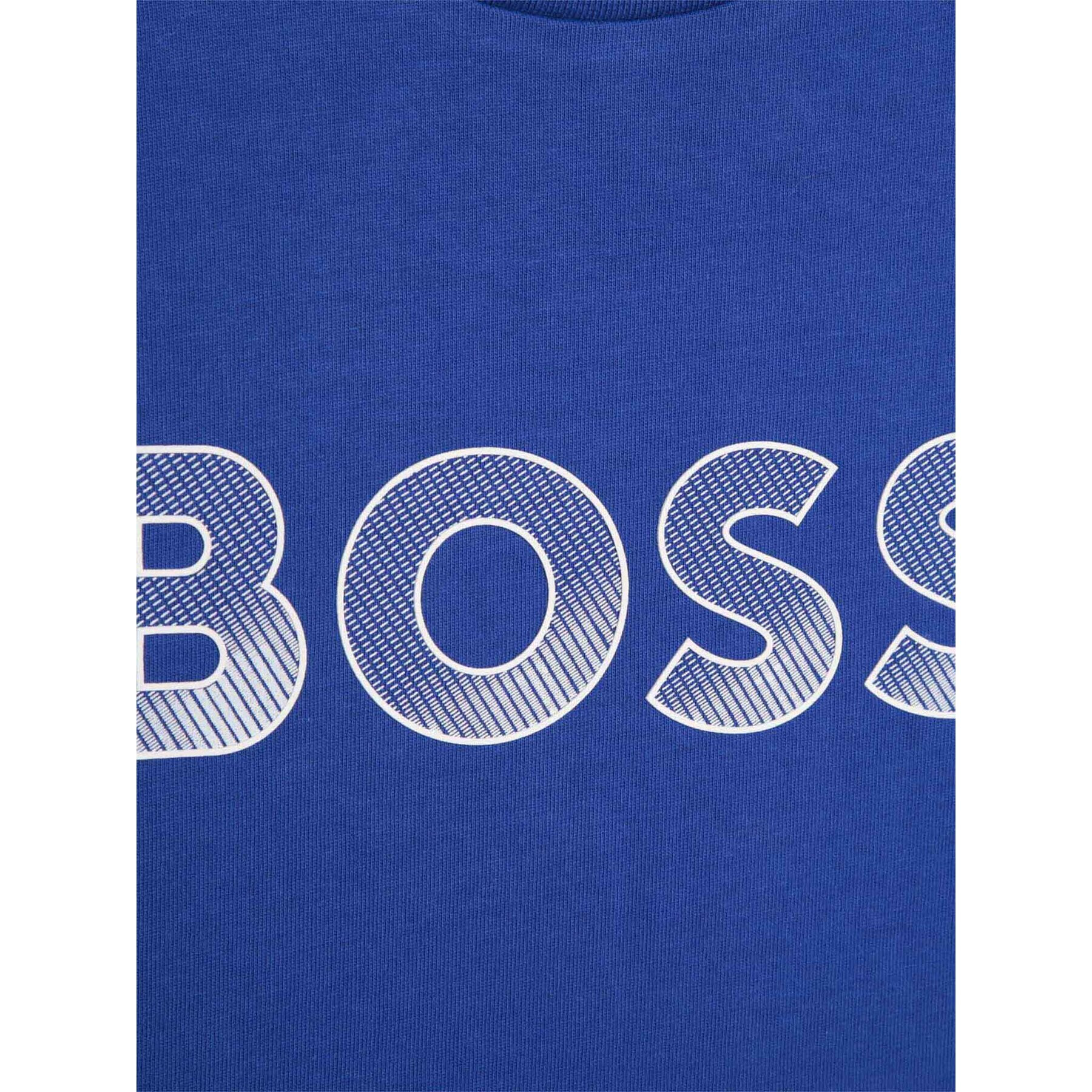 Boss Majica J25O03 D Modra Regular Fit - Pepit.si