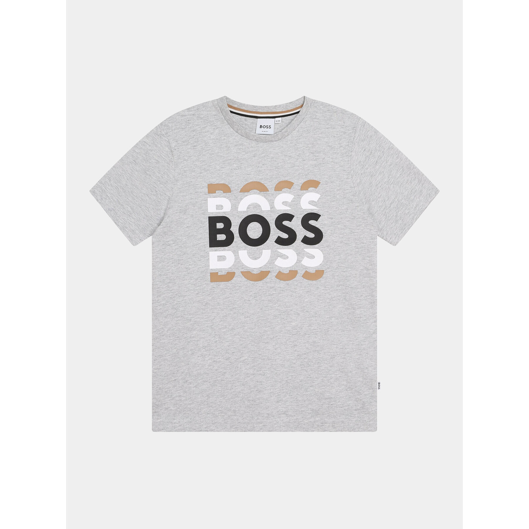 Boss Majica J25O72 D Siva Regular Fit - Pepit.si