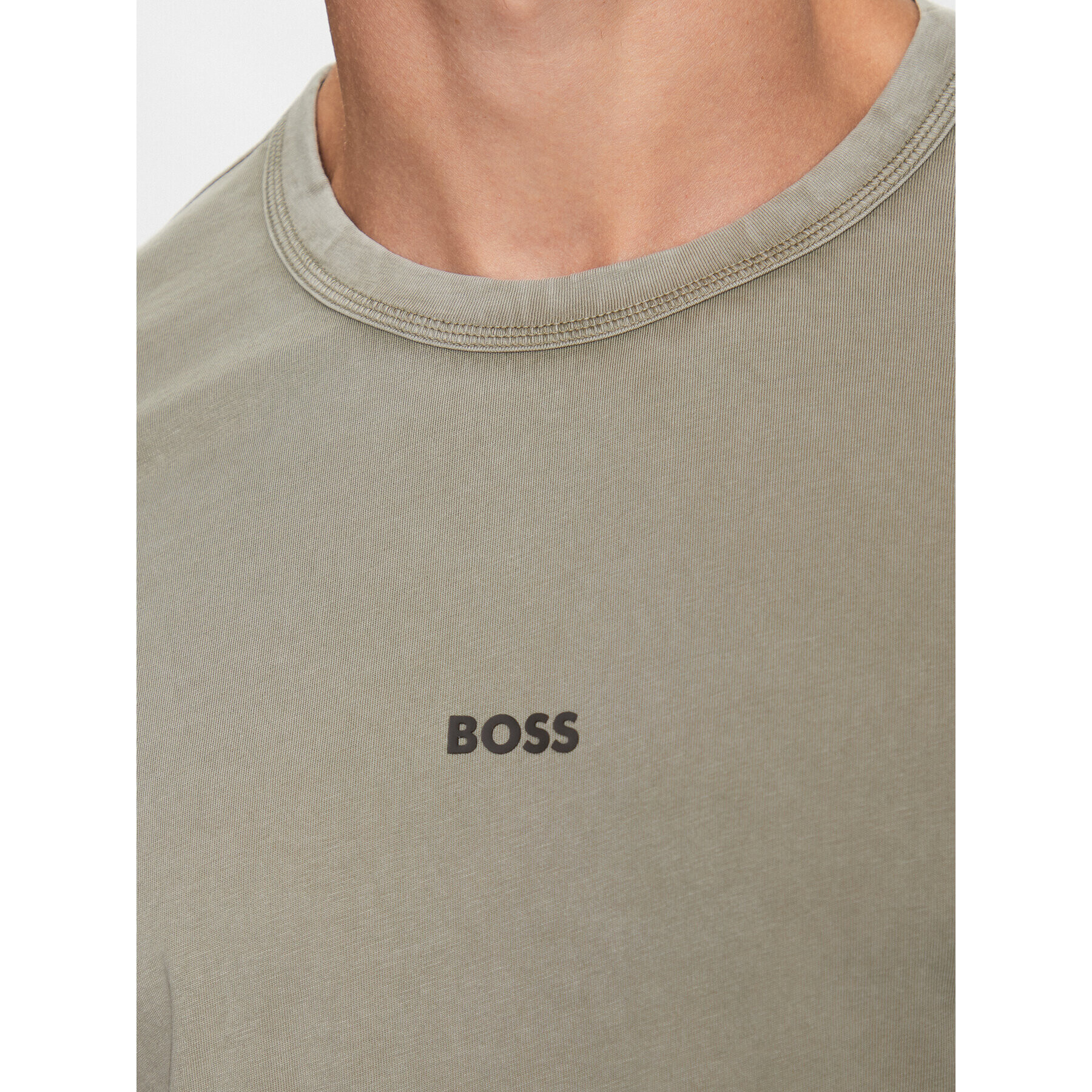 Boss Majica Tokks 50502173 Zelena Regular Fit - Pepit.si