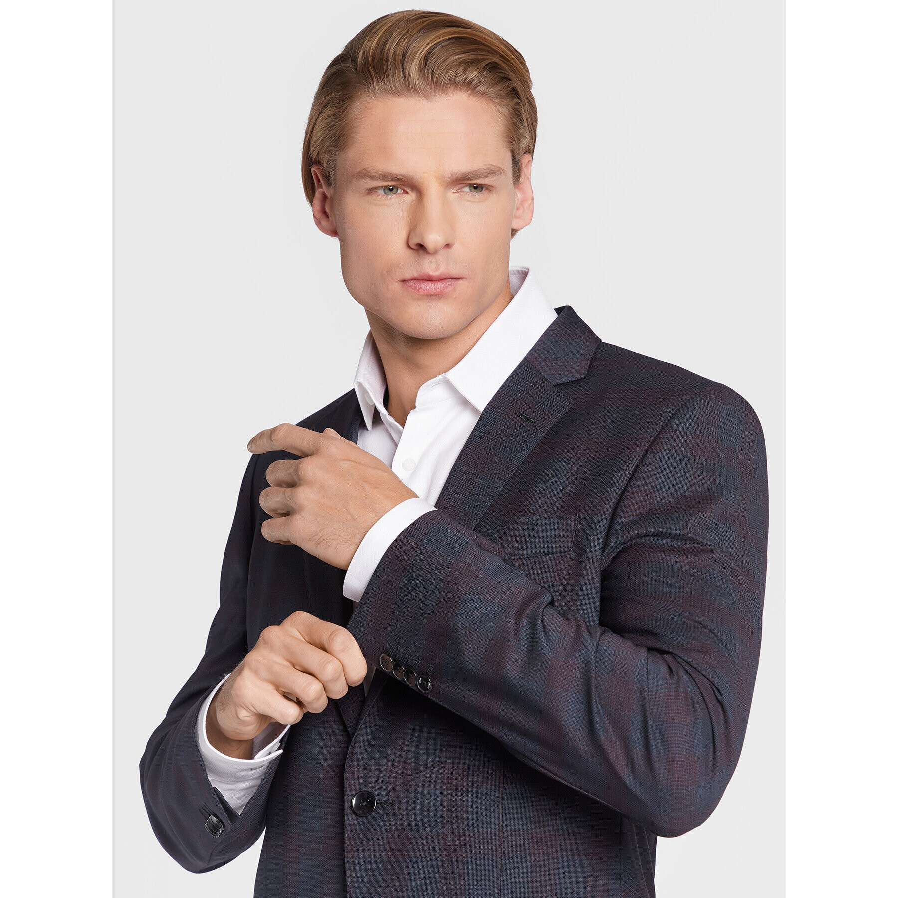 Boss Obleka H-Huge 50479975 Mornarsko modra Slim Fit - Pepit.si