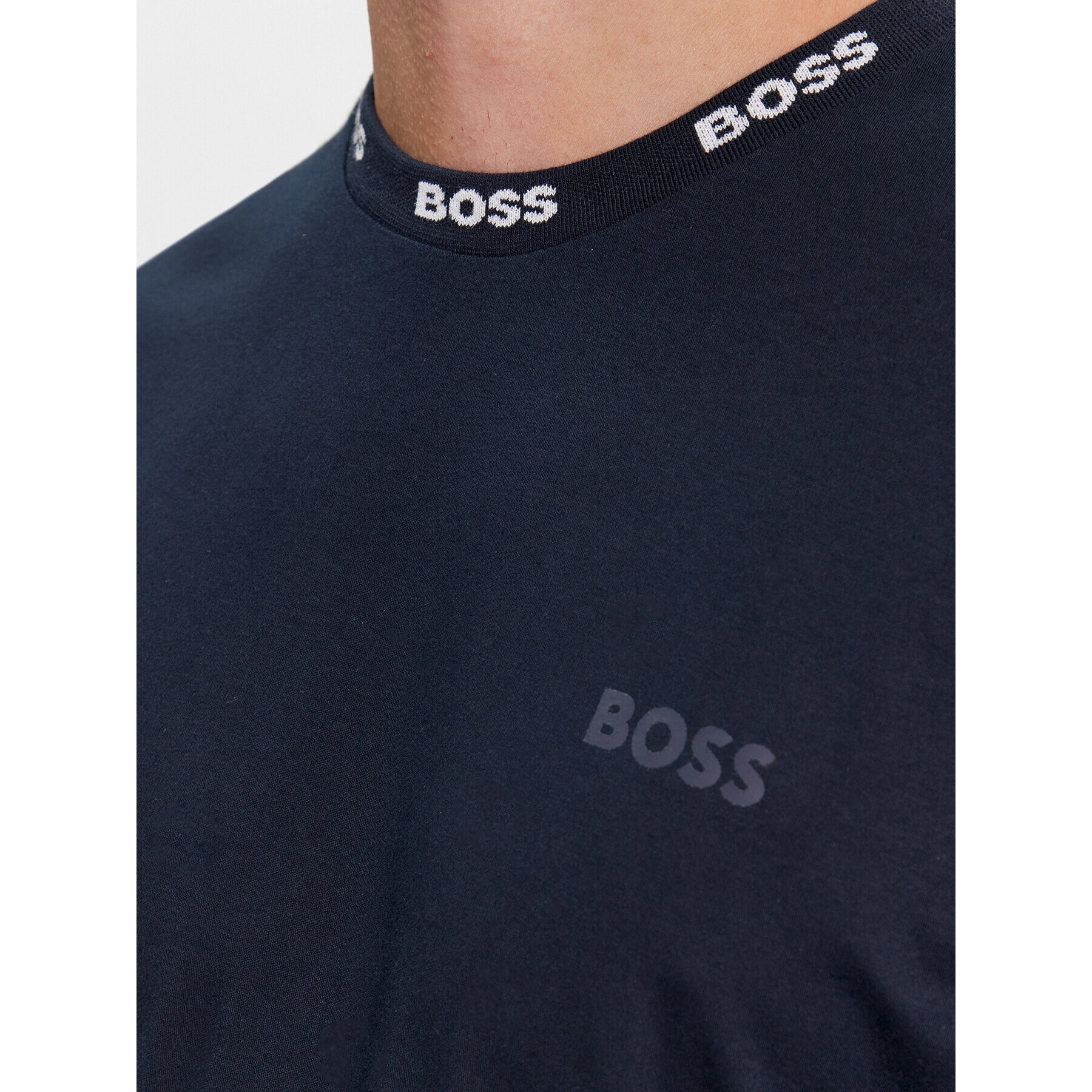 Boss Pižama Relax Long Set 50509411 Mornarsko modra Regular Fit - Pepit.si