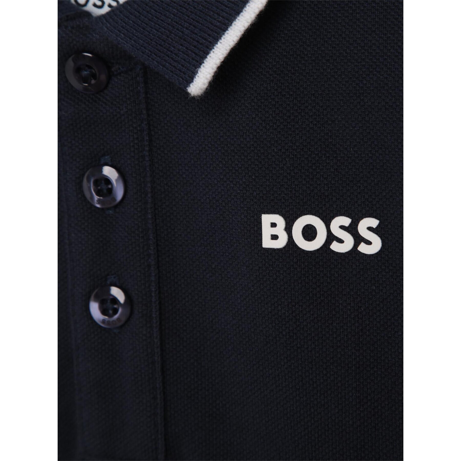 Boss Polo majica J05P13 S Mornarsko modra Regular Fit - Pepit.si