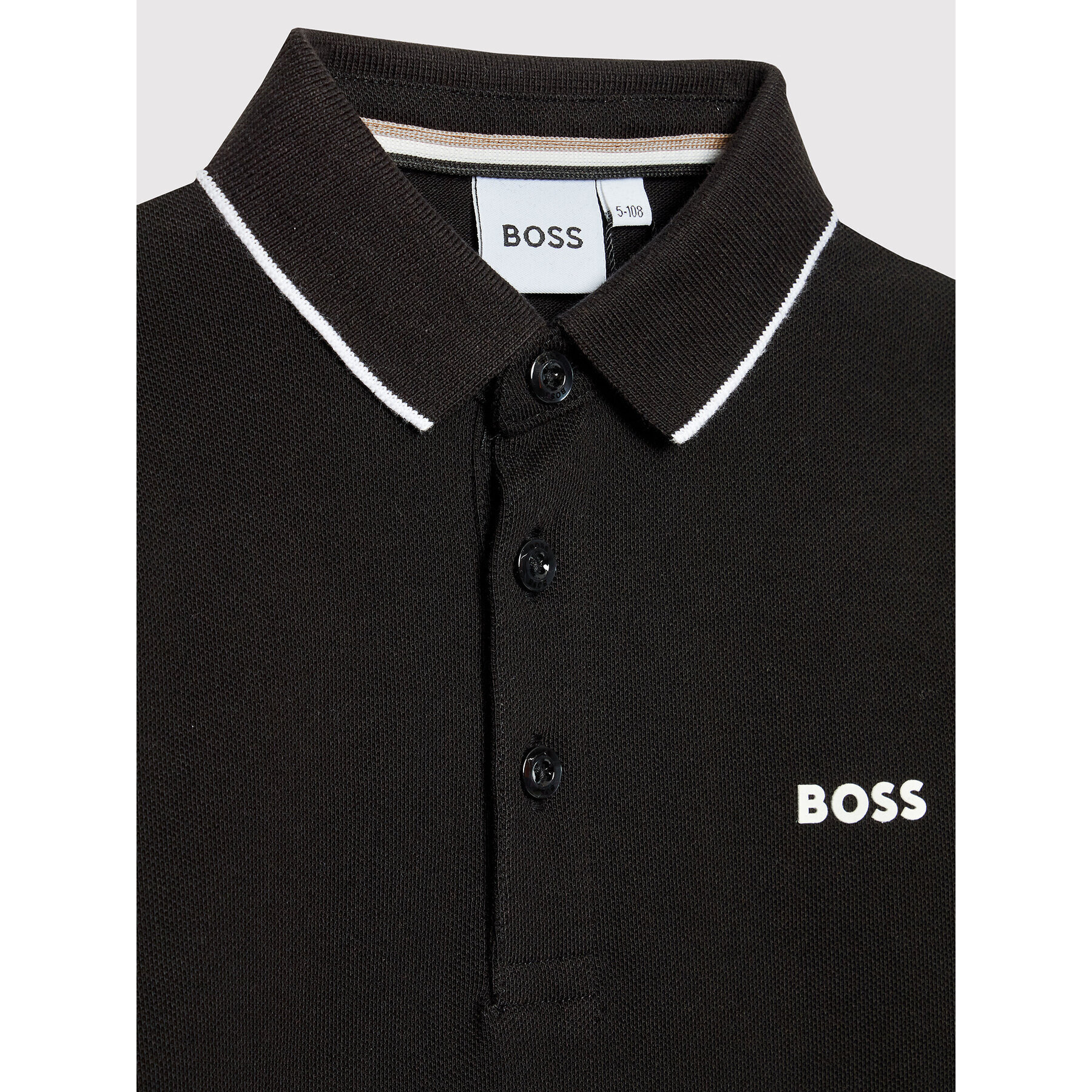 Boss Polo majica J25M34 S Črna Regular Fit - Pepit.si