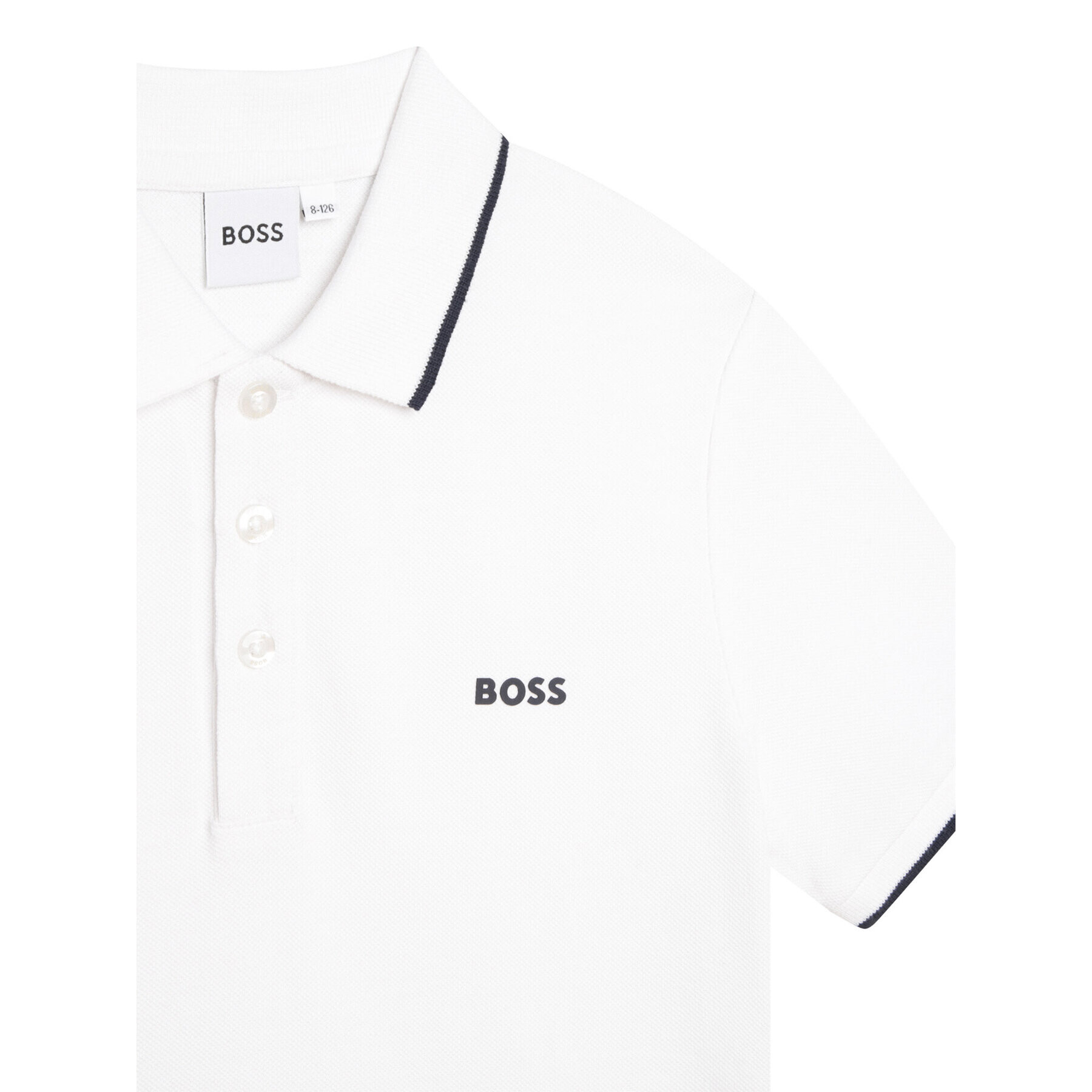 Boss Polo majica J25P26 M Bela Regular Fit - Pepit.si