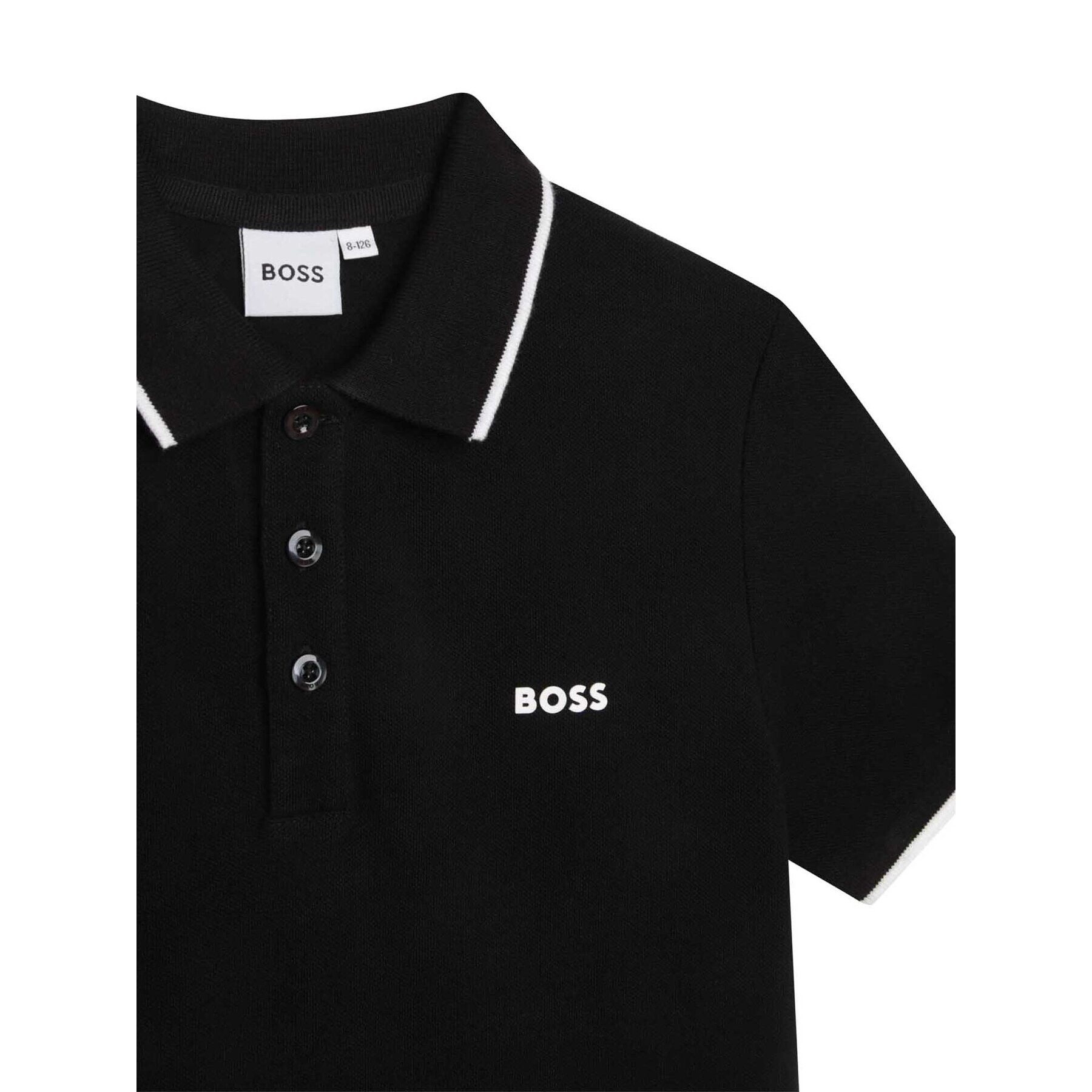 Boss Polo majica J25P26 S Črna Regular Fit - Pepit.si