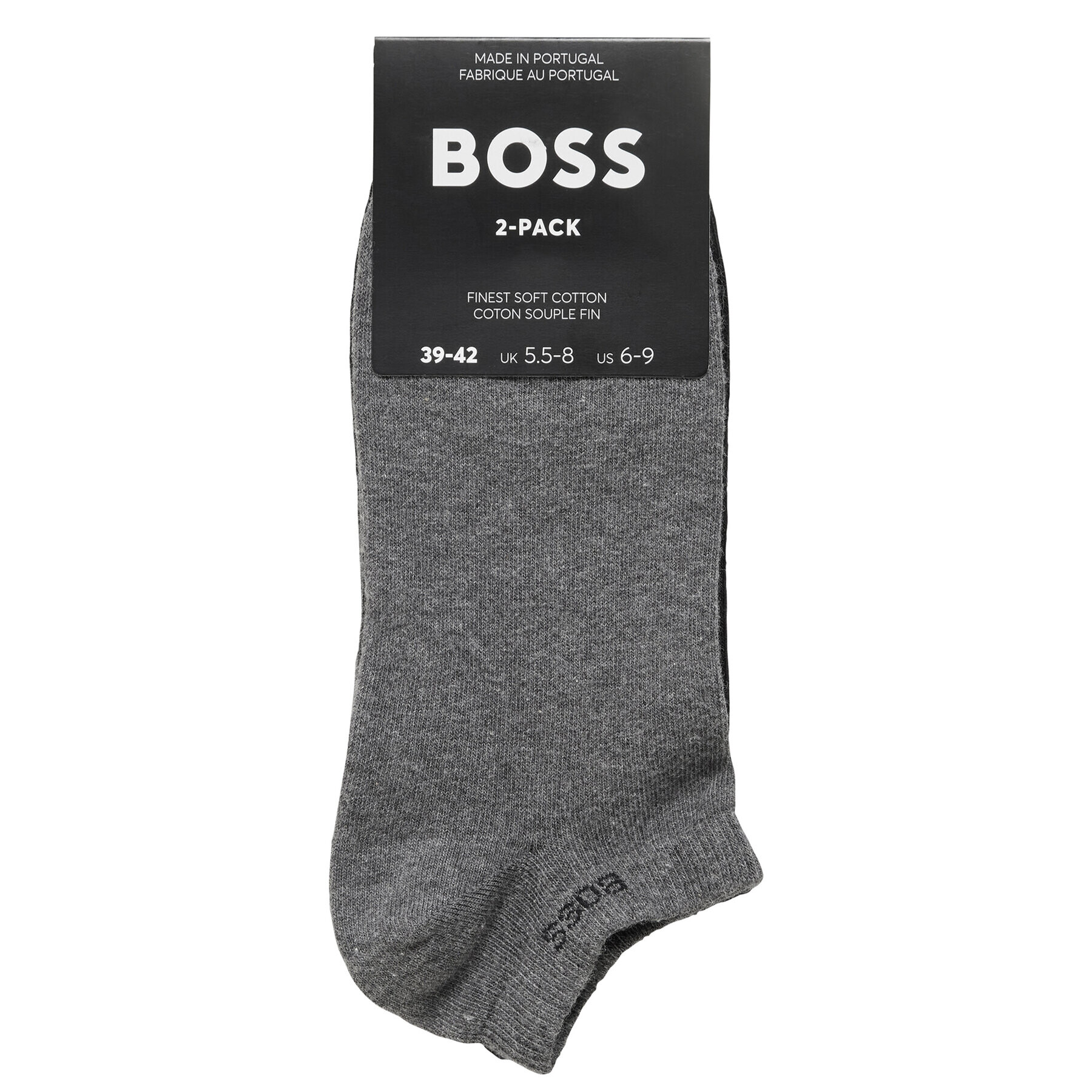 Boss Set 2 parov moških nizkih nogavic 50467730 Siva - Pepit.si