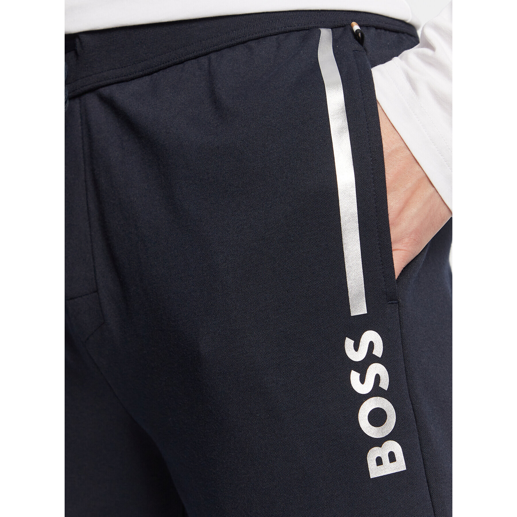 Boss Spodnji del trenirke 50485946 Mornarsko modra Regular Fit - Pepit.si