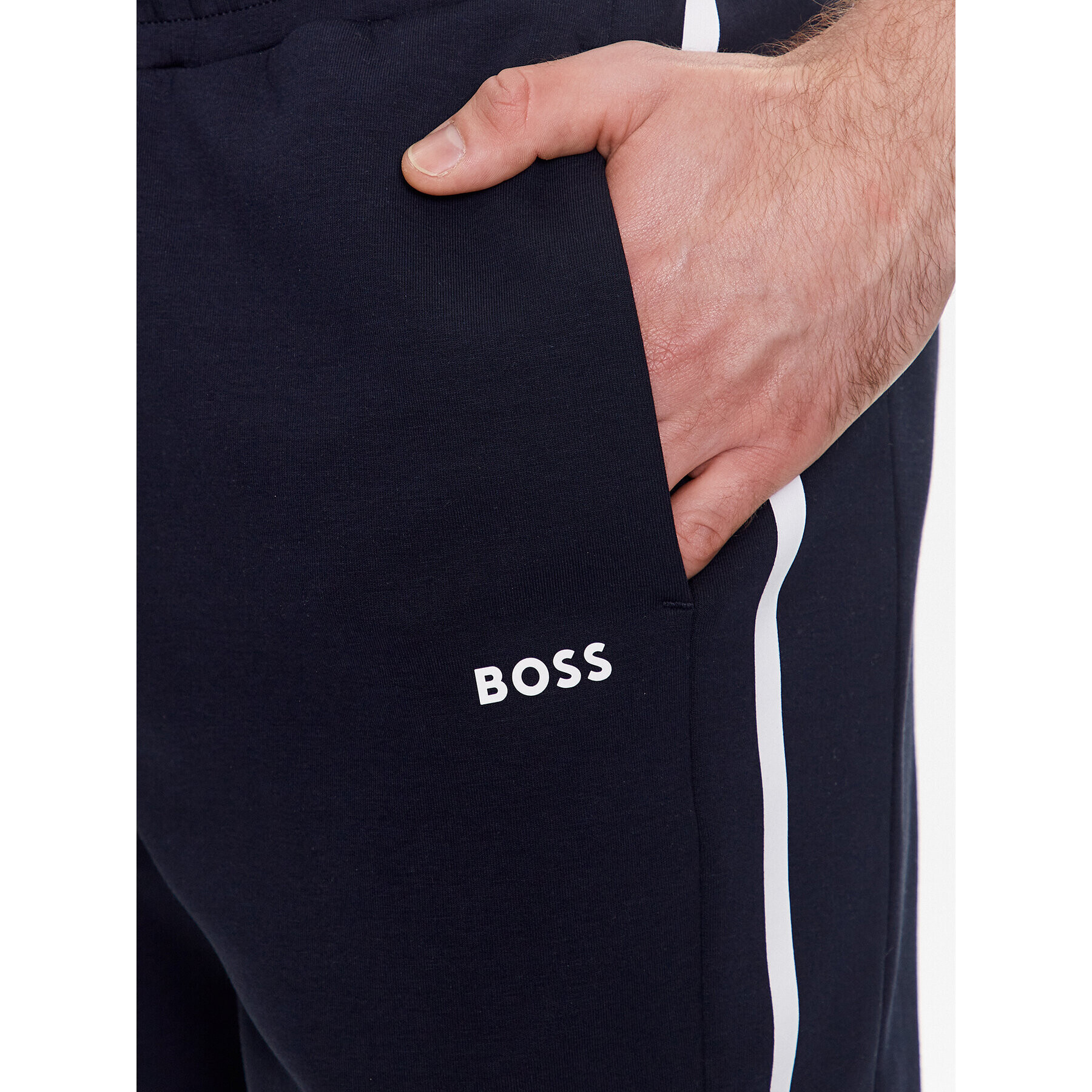 Boss Spodnji del trenirke Hadiko 1 50492763 Mornarsko modra Regular Fit - Pepit.si