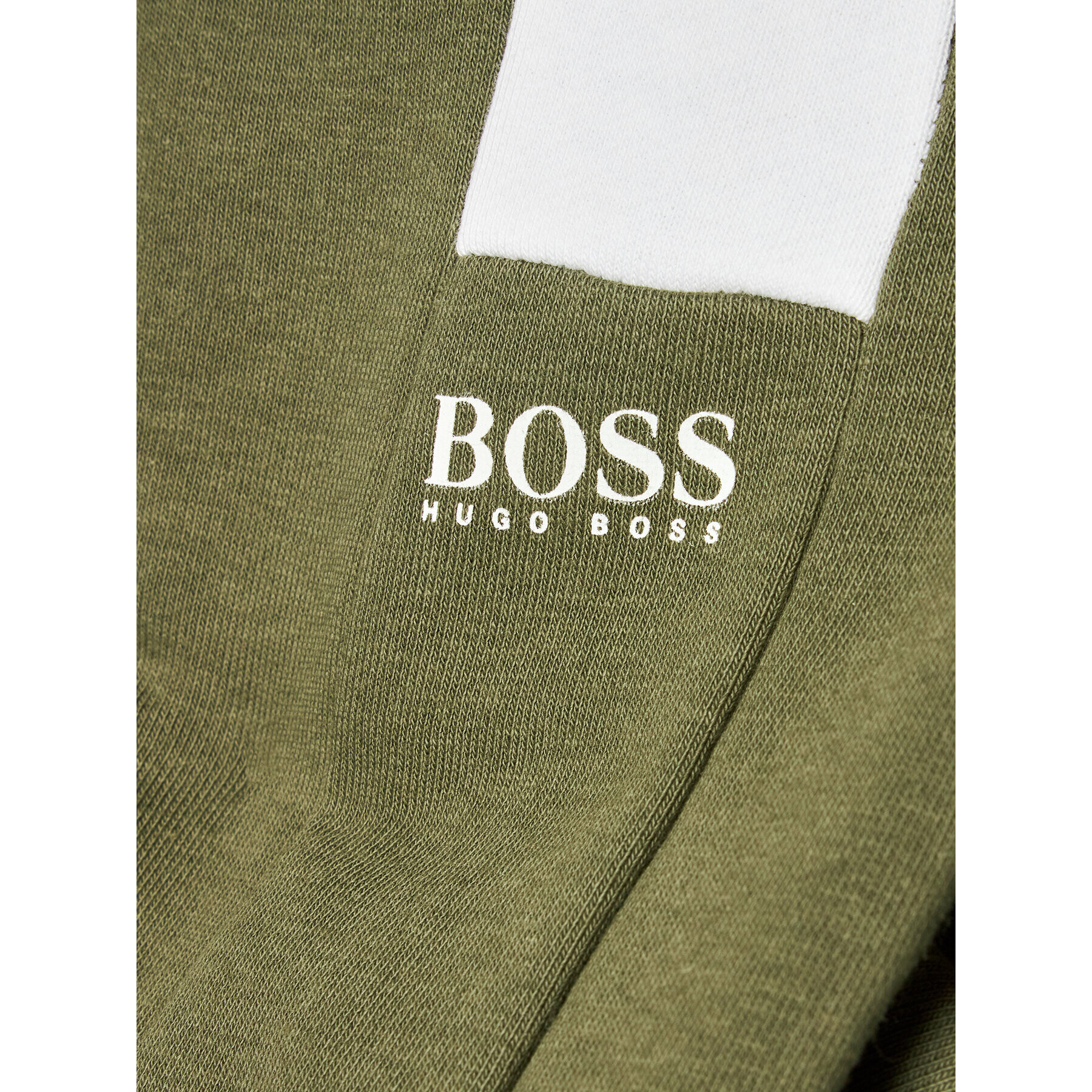 Boss Spodnji del trenirke J24752 M Zelena Regular Fit - Pepit.si