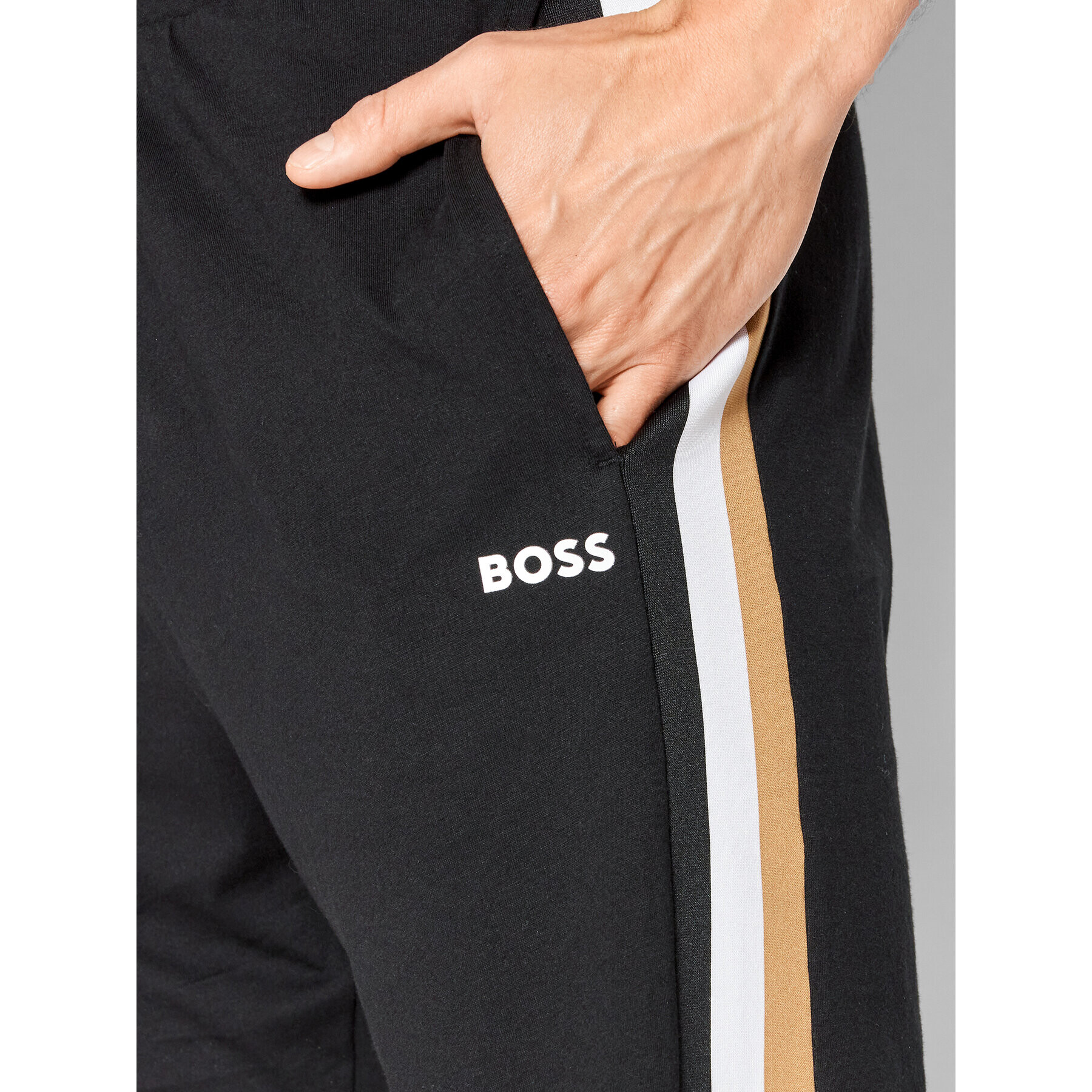 Boss Športne kratke hlače Fashion 50469633 Črna Regular Fit - Pepit.si