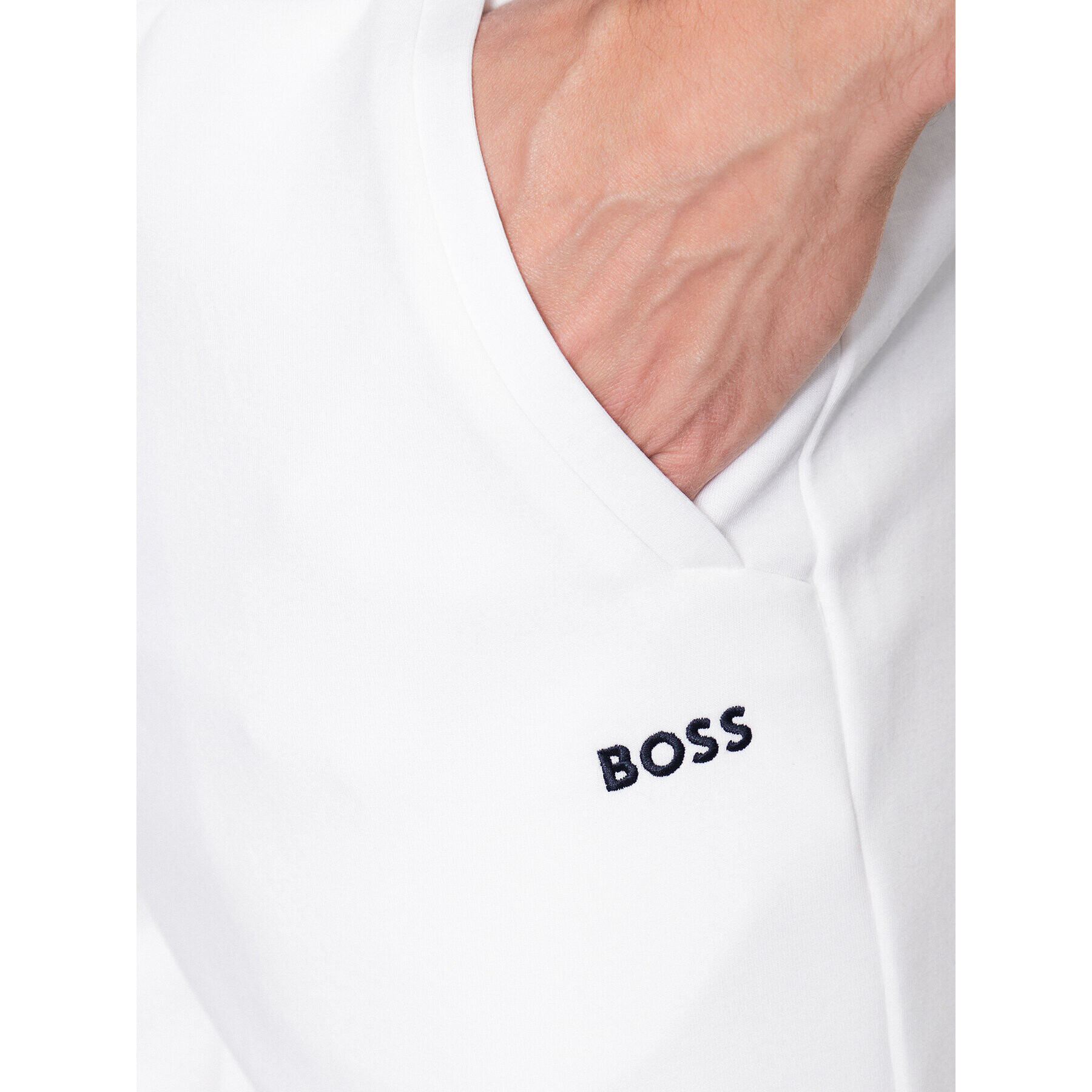 Boss Športne kratke hlače Headlo 50497184 Bela Regular Fit - Pepit.si