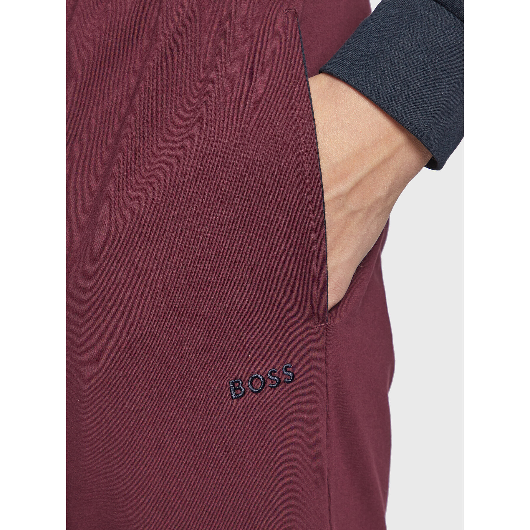 Boss Športne kratke hlače Mix&Match -50469612 Bordo rdeča Regular Fit - Pepit.si