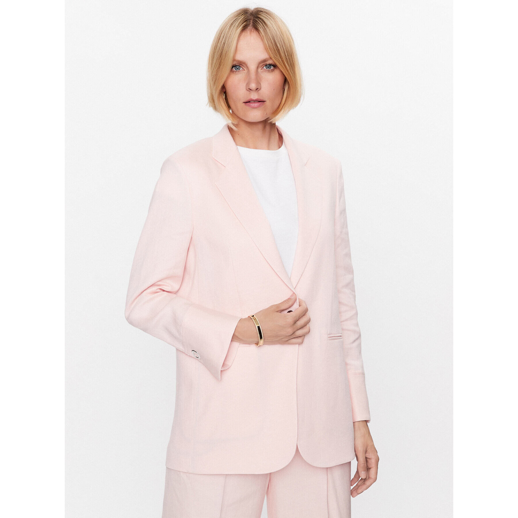 Boss Suknjič Jodhi 50486776 Roza Oversize - Pepit.si