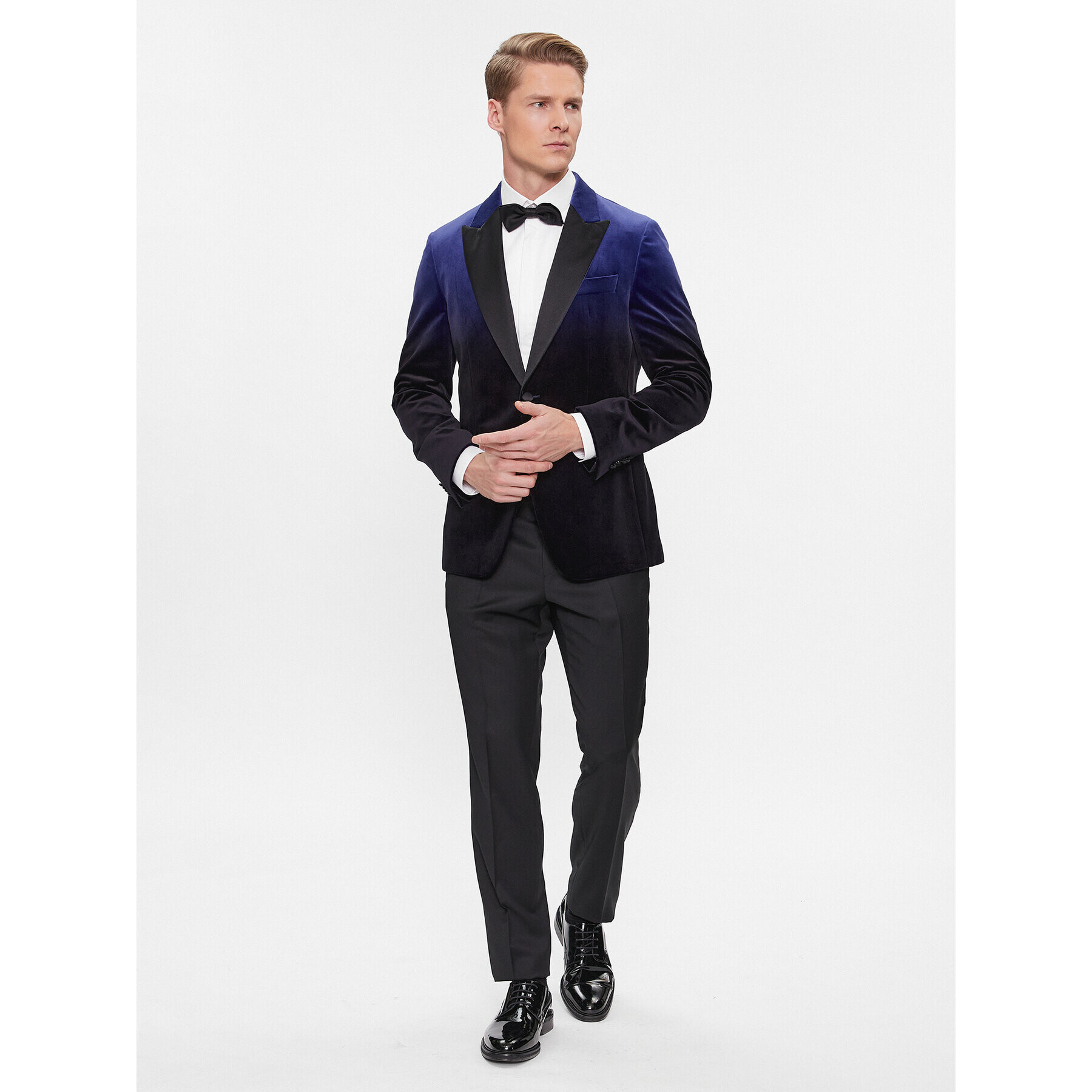 Boss Suknjič Hutson 50502673 Mornarsko modra Slim Fit - Pepit.si