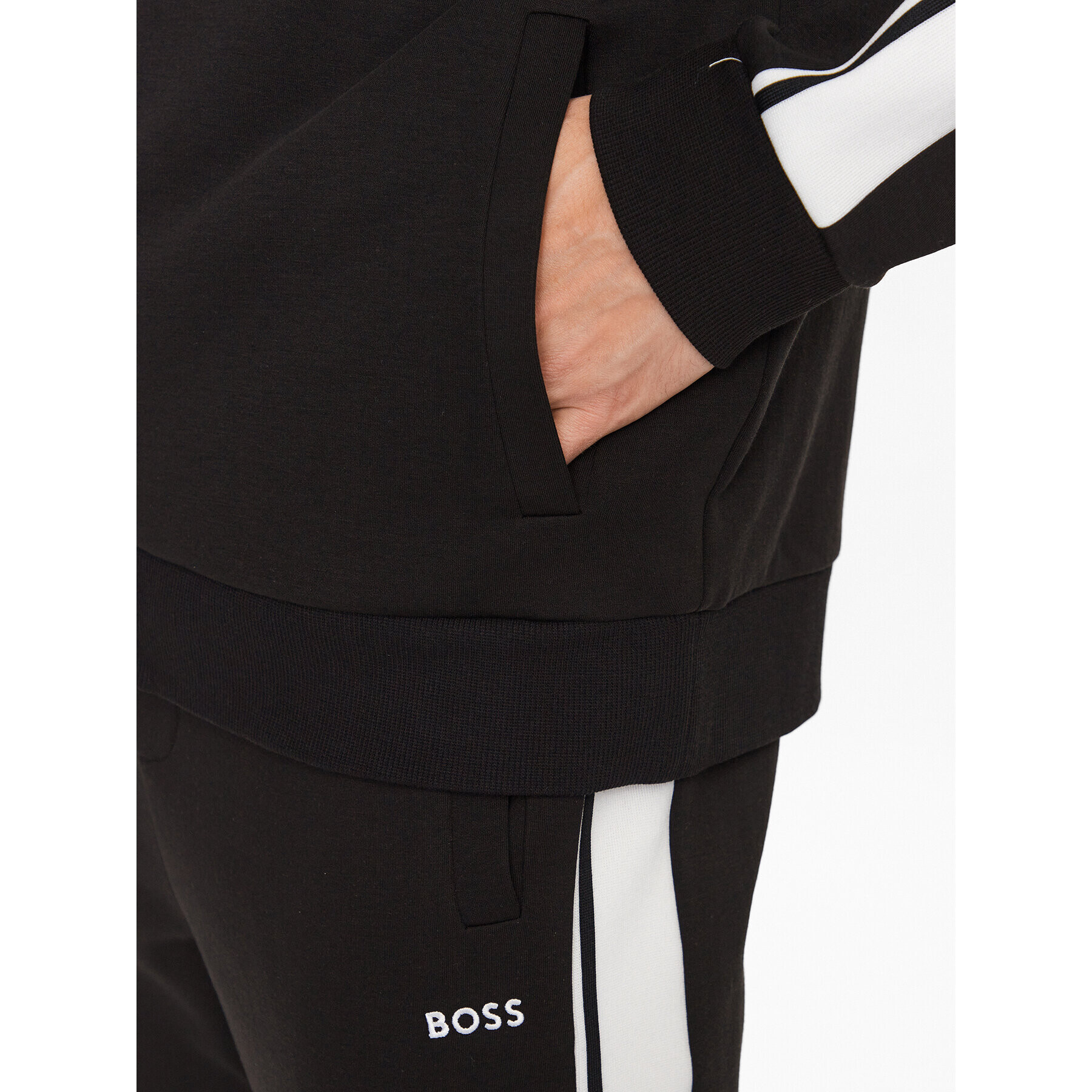 Boss Trenirka 50497185 Črna Regular Fit - Pepit.si