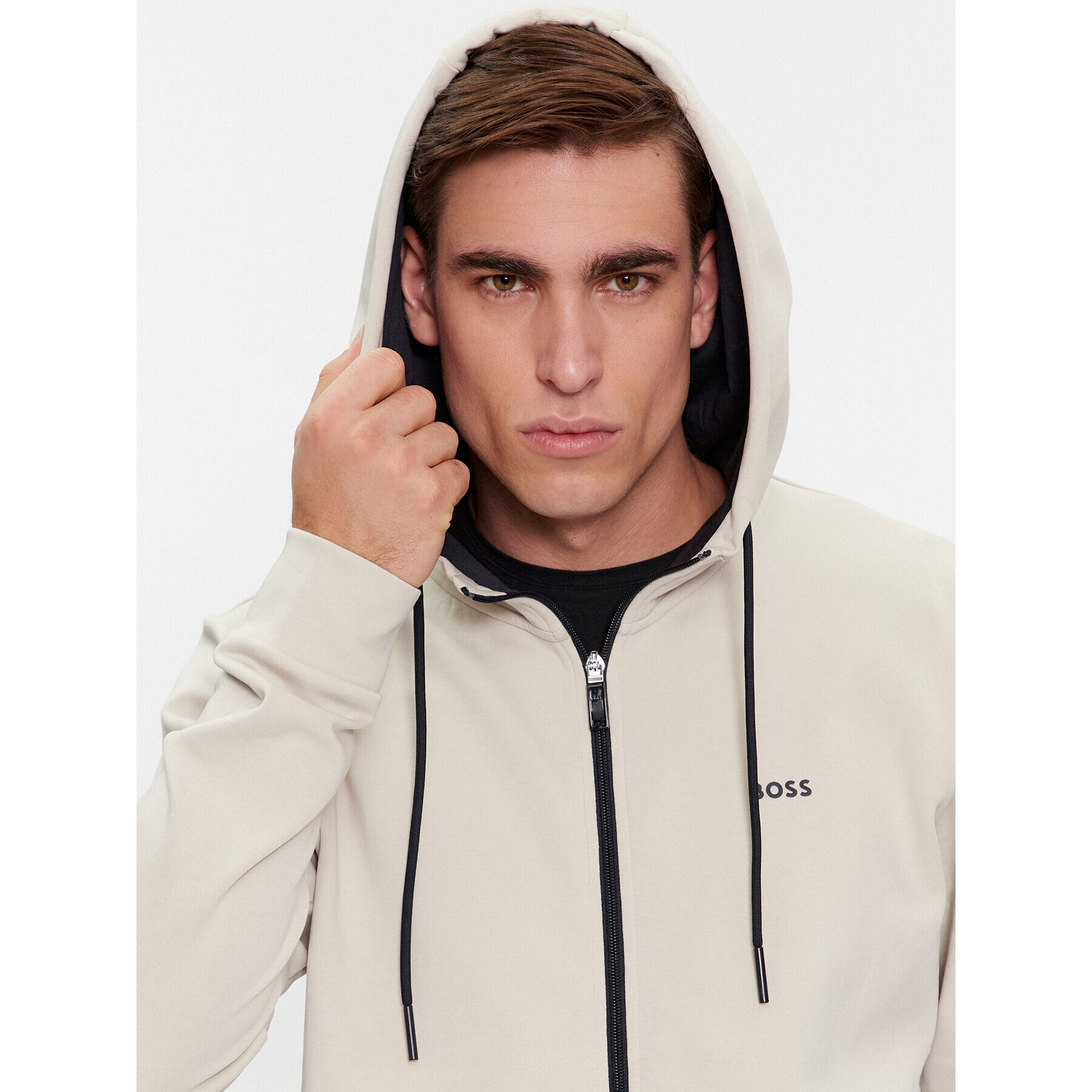 Boss Trenirka Tracksuit Set 50506320 Bež Regular Fit - Pepit.si