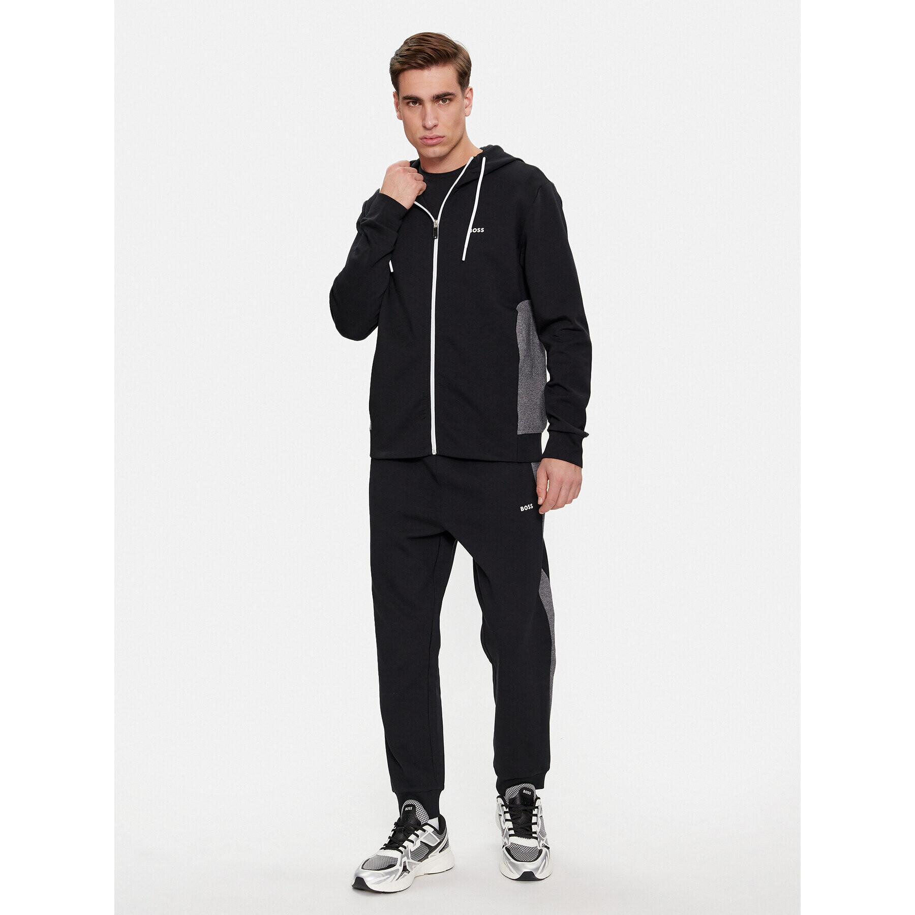 Boss Trenirka Tracksuit Set 50506320 Črna Regular Fit - Pepit.si