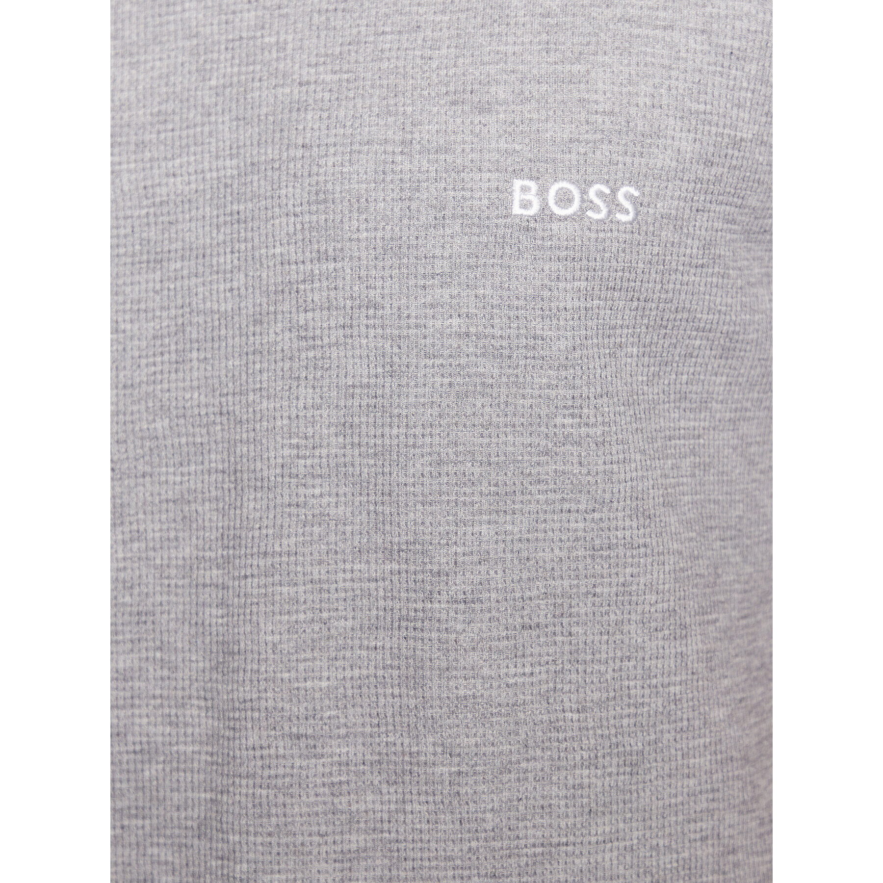 Boss Zgornji del pižame 50480834 Siva Regular Fit - Pepit.si