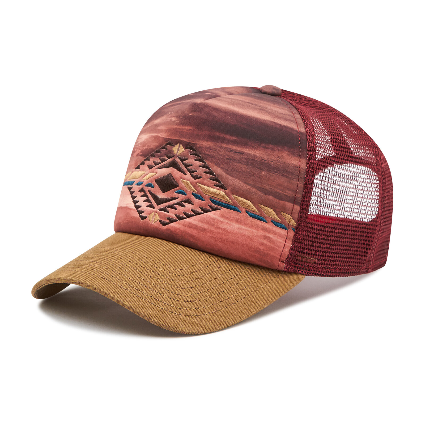 Buff Kapa s šiltom Trucker Cap 125365.632.30.00 Bordo rdeča - Pepit.si