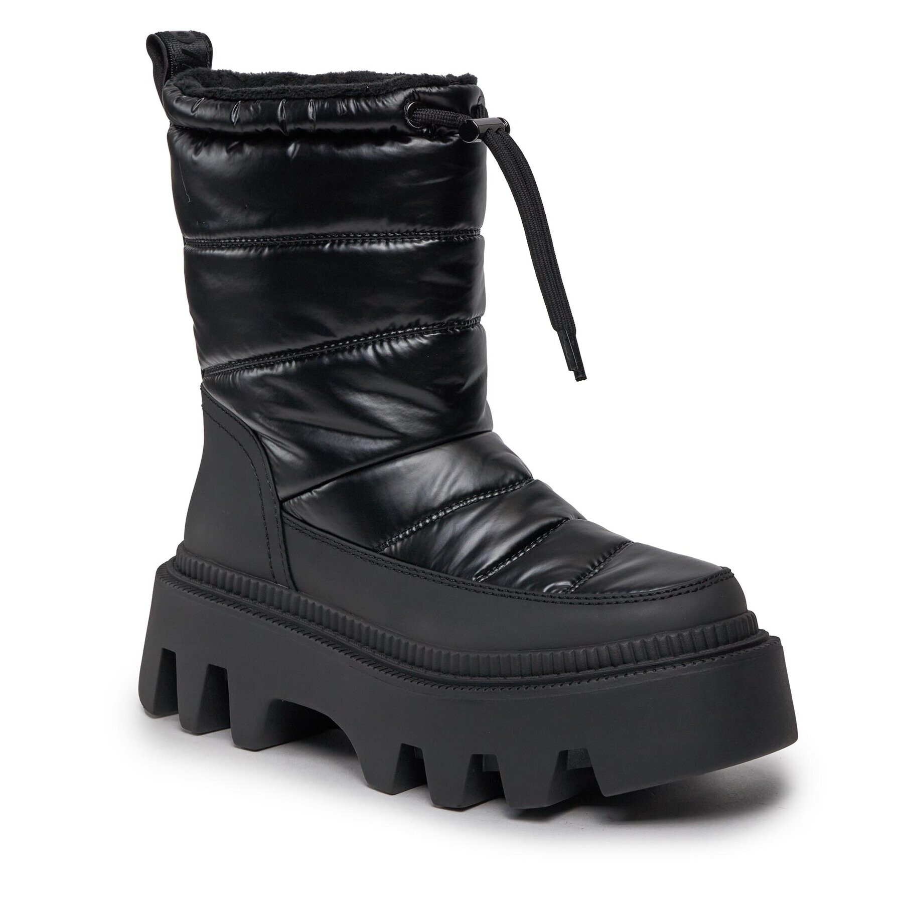 Buffalo Škornji Flora Puffer Boot 1622359 Črna - Pepit.si