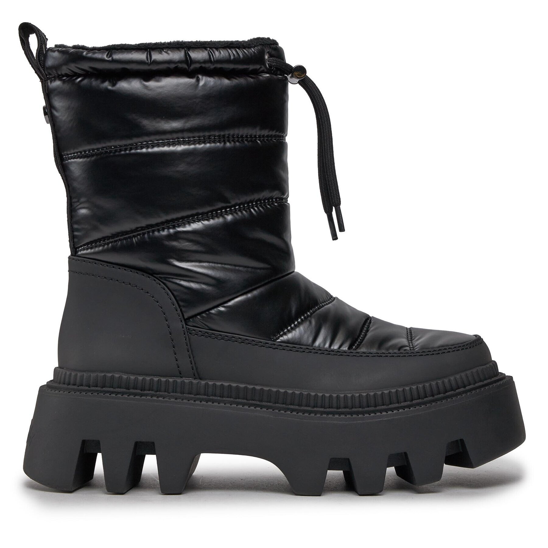 Buffalo Škornji Flora Puffer Boot 1622359 Črna - Pepit.si