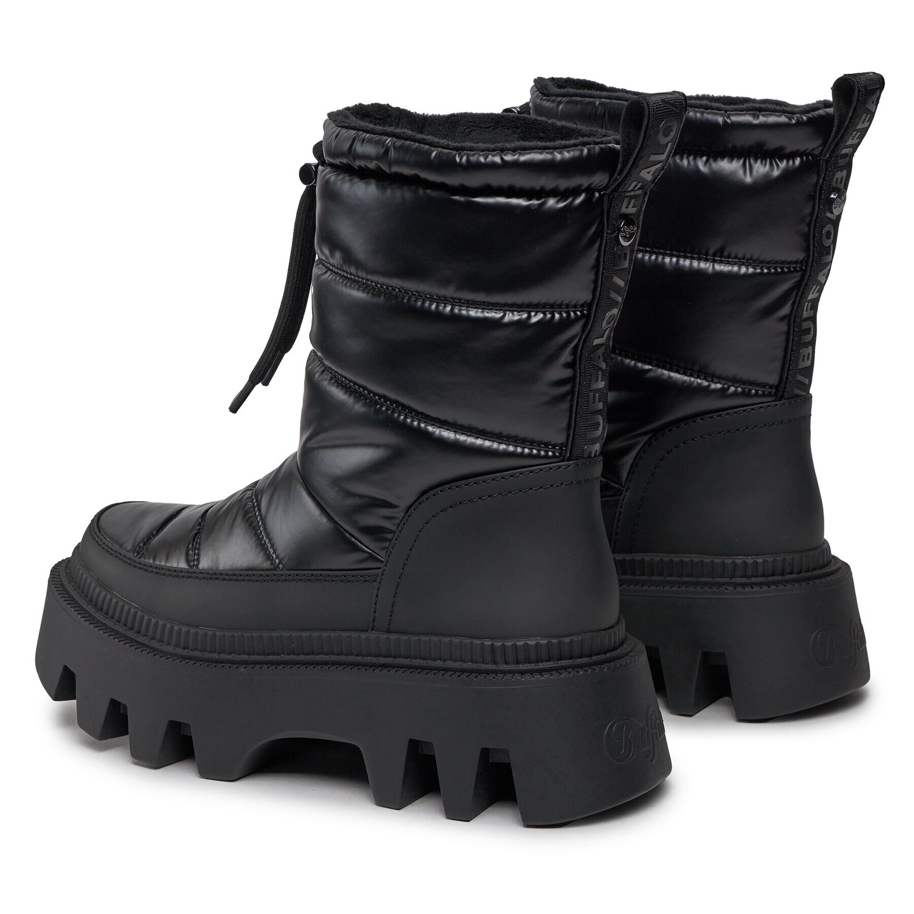 Buffalo Škornji Flora Puffer Boot 1622359 Črna - Pepit.si