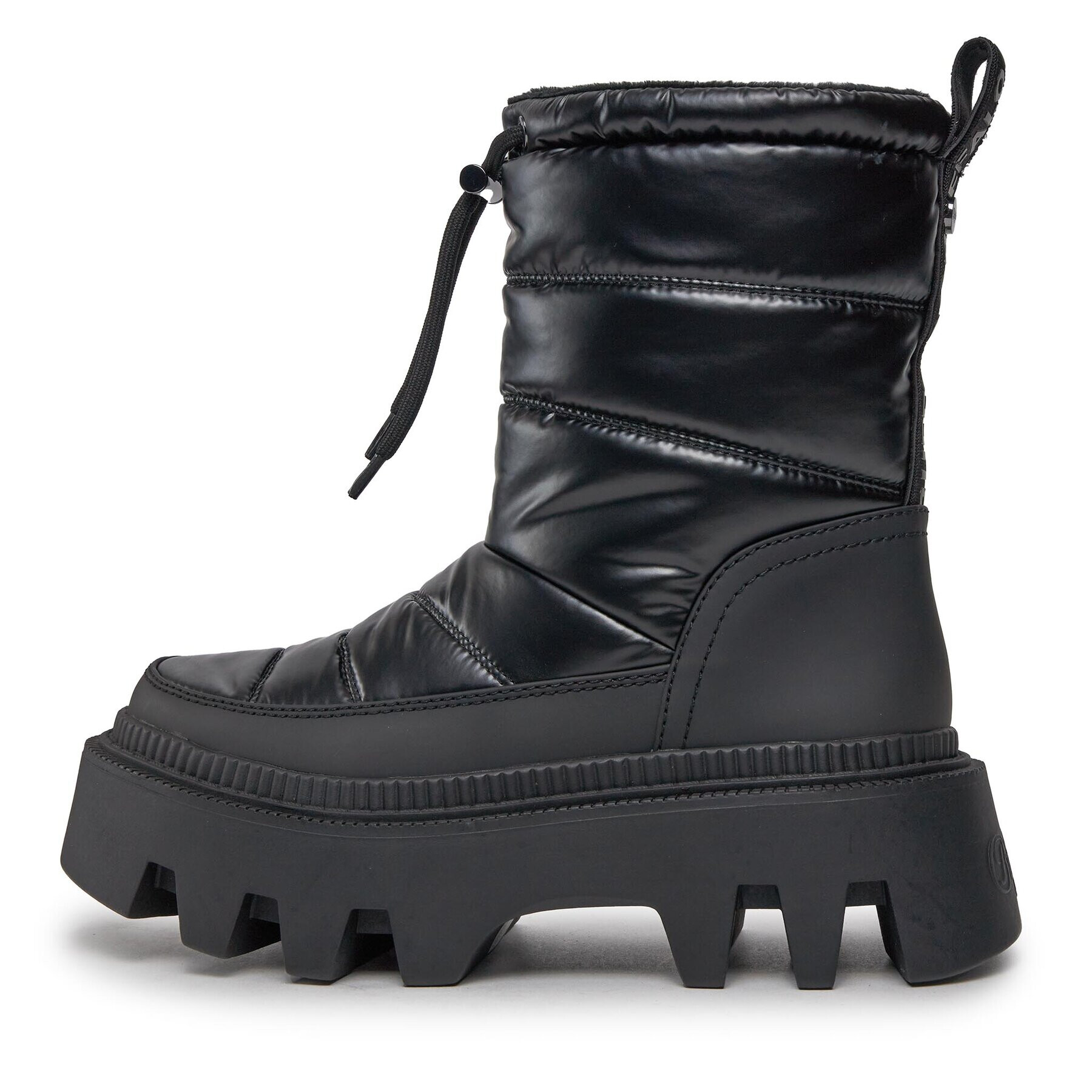 Buffalo Škornji Flora Puffer Boot 1622359 Črna - Pepit.si