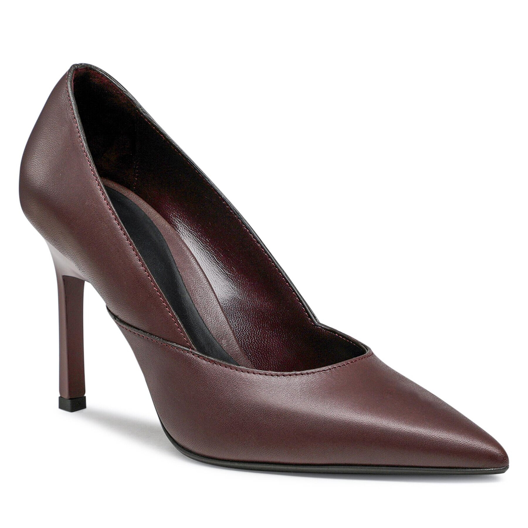 Calvin Klein Čevlji z visoko peto Geo Stiletto Pump 90 HW0HW01346 Rjava - Pepit.si