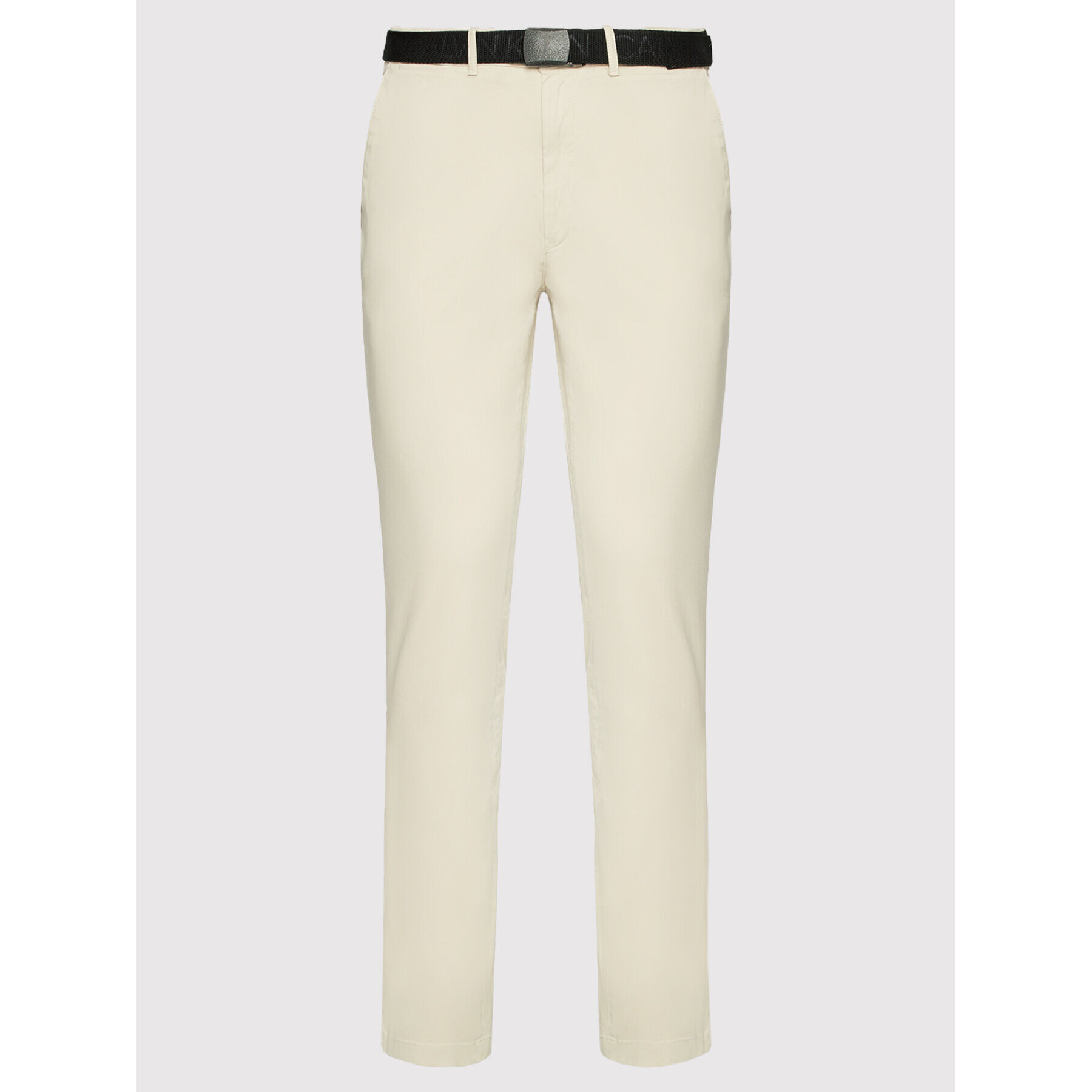 Calvin Klein Chino hlače Garment Dye K10K109456 Bež Slim Fit - Pepit.si