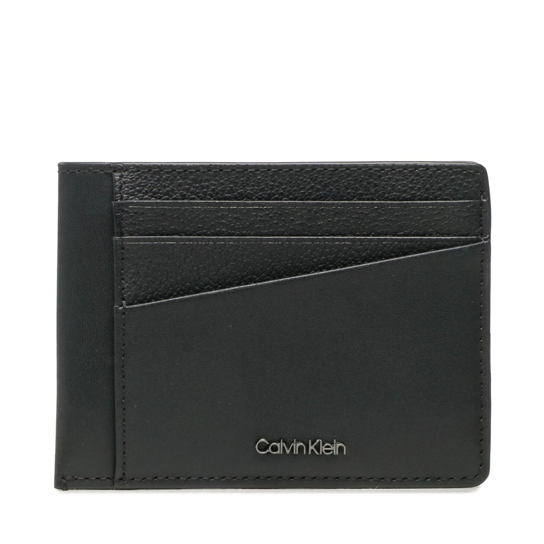 Calvin Klein Etui za kreditne kartice Ck Diagonal Id Cardholder K50K510596 Črna - Pepit.si