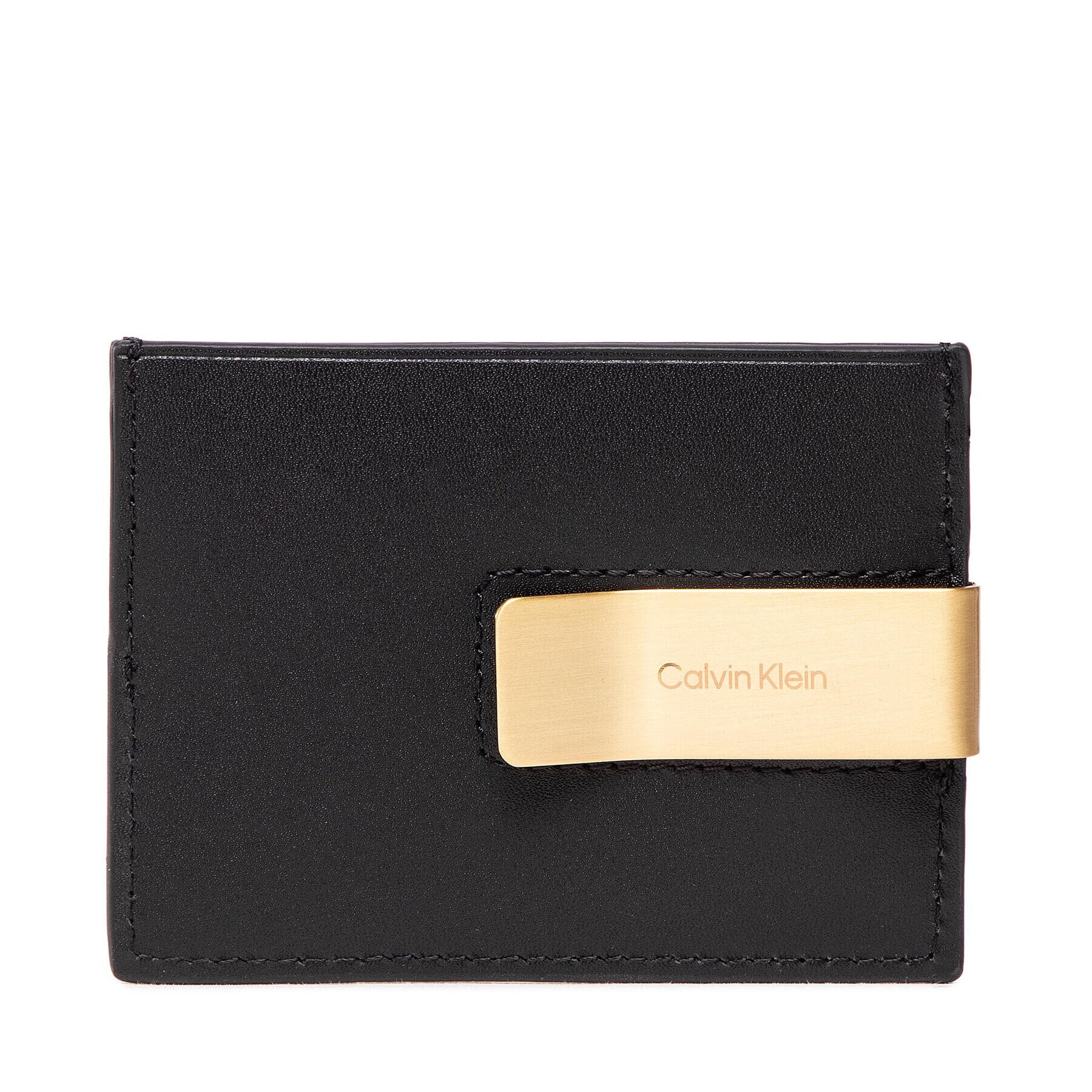 Calvin Klein Etui za kreditne kartice Ck Icon Cc Holder W/Clip K50K509625 Črna - Pepit.si