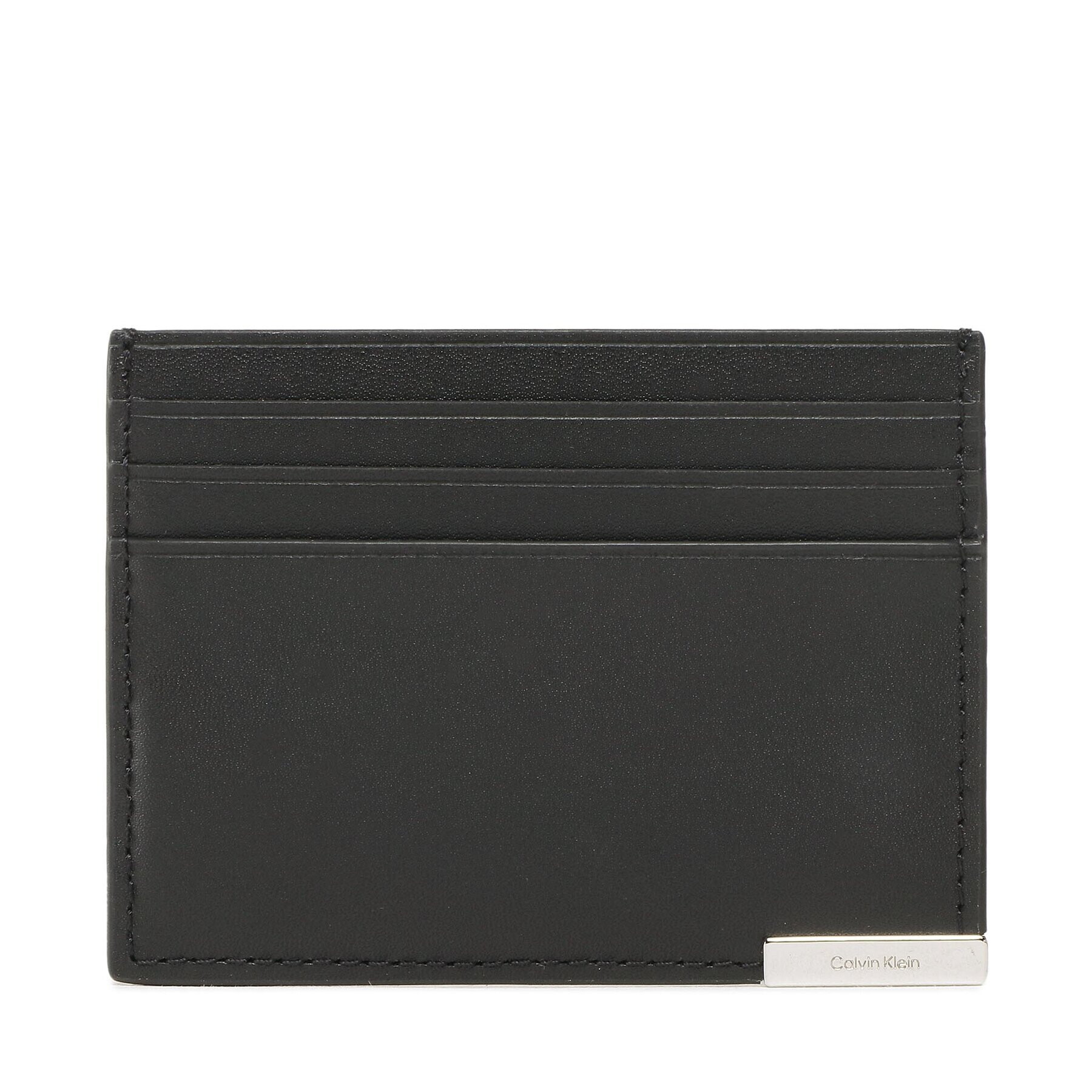 Calvin Klein Etui za kreditne kartice Modern Plaque Cardholder 6cc K50K509987 Črna - Pepit.si