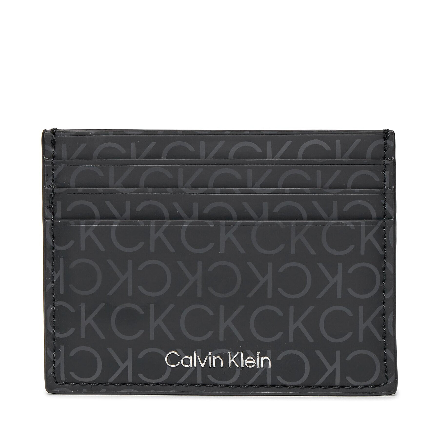 Calvin Klein Etui za kreditne kartice Rubberized Cardholder 6Cc K50K511256 Črna - Pepit.si